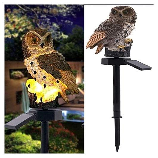 Luces Solares de Jardín TAOVEL en Forma de Búho LED IP65
