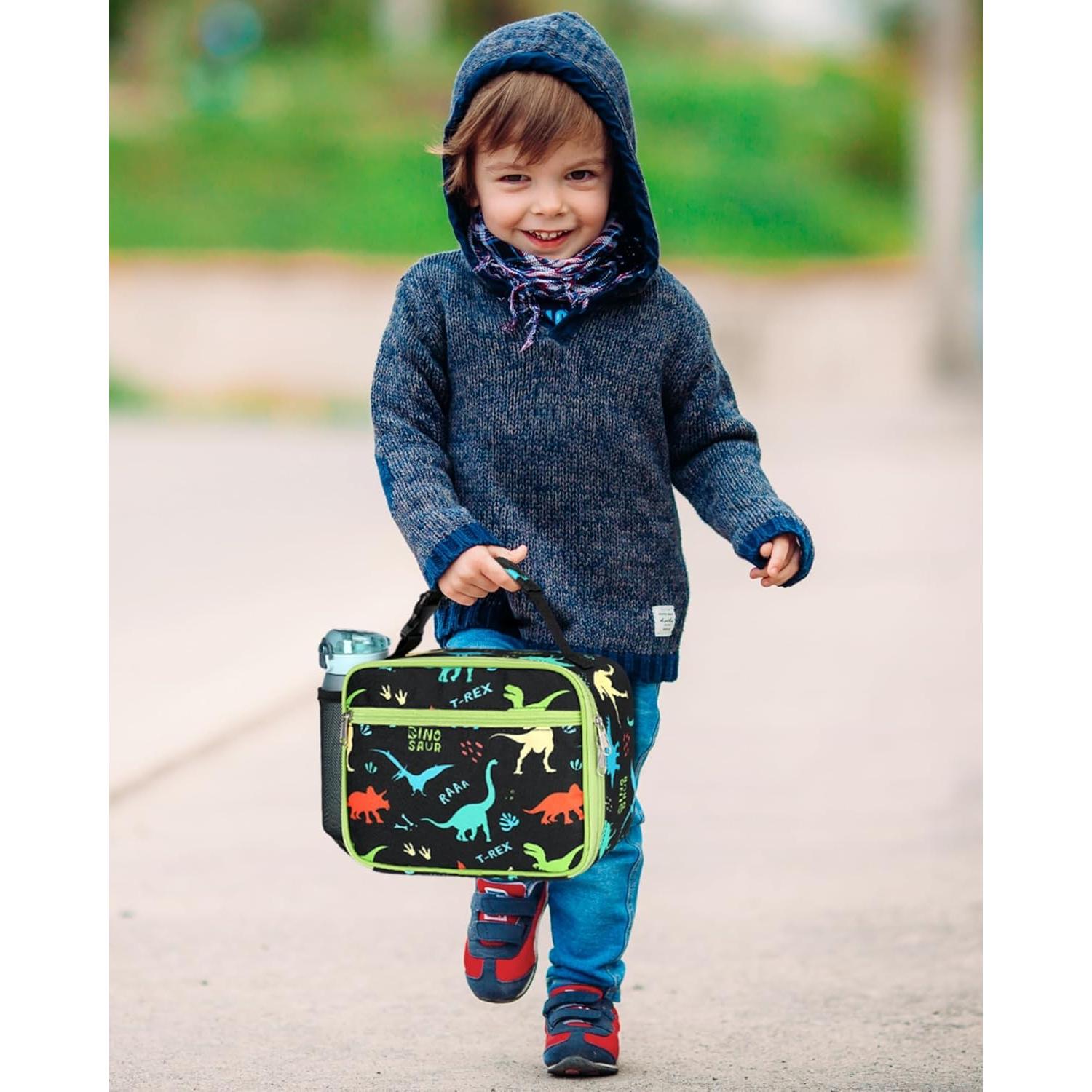 Bolsa de Almuerzo Aislada Bagseri para Niños - Dinosaurio