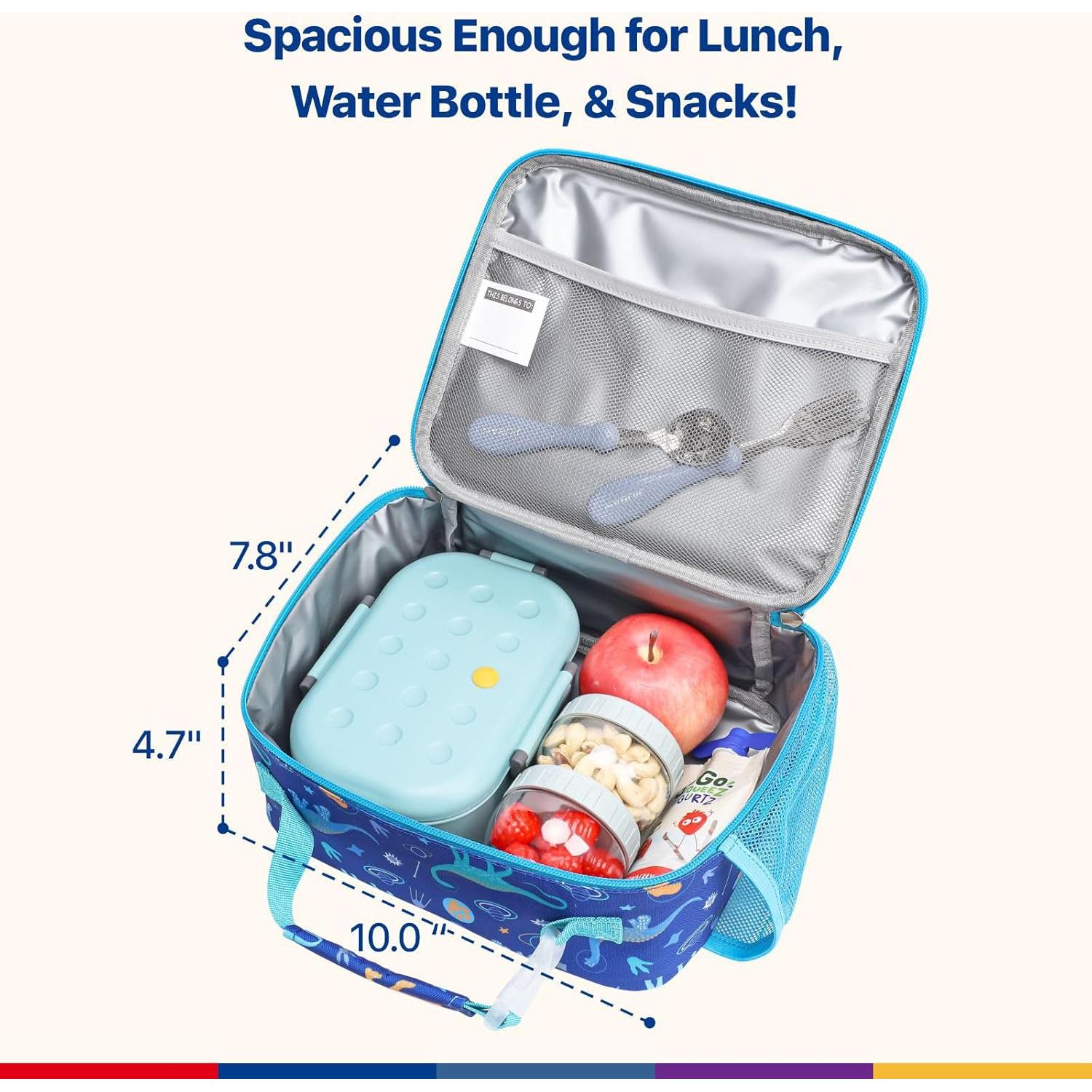 Bolsa de Almuerzo Aislada Bagseri para Niños - Dinosaurio