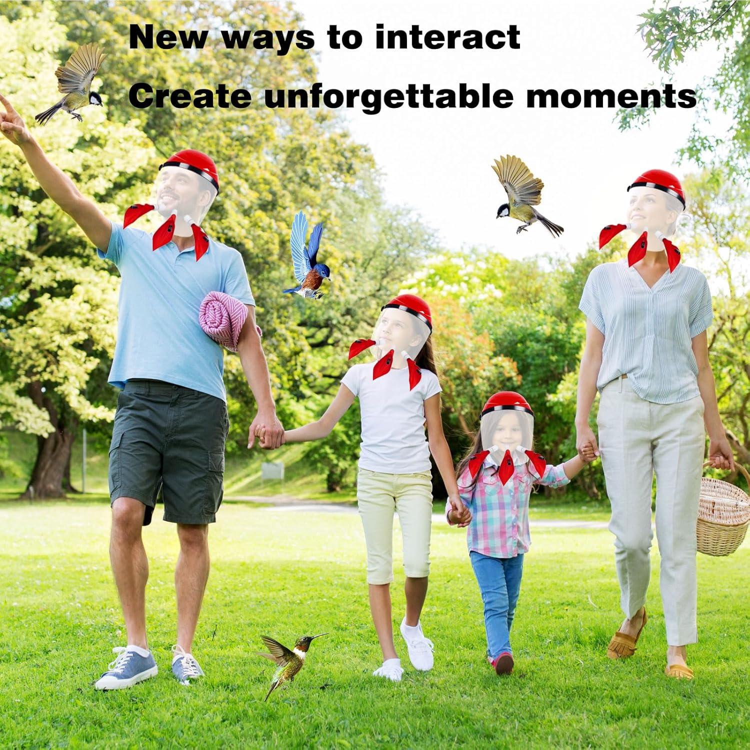 Alimentador de Colibríes Hsmanchry con Diadema Ajustable Rojo