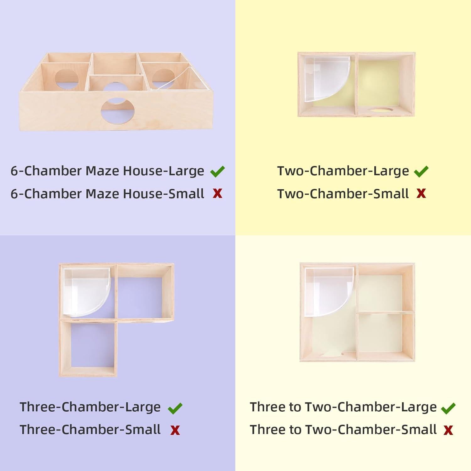 Caja de Baño de Arena Niteangel para Hámsters y Mascotas Pequeñas