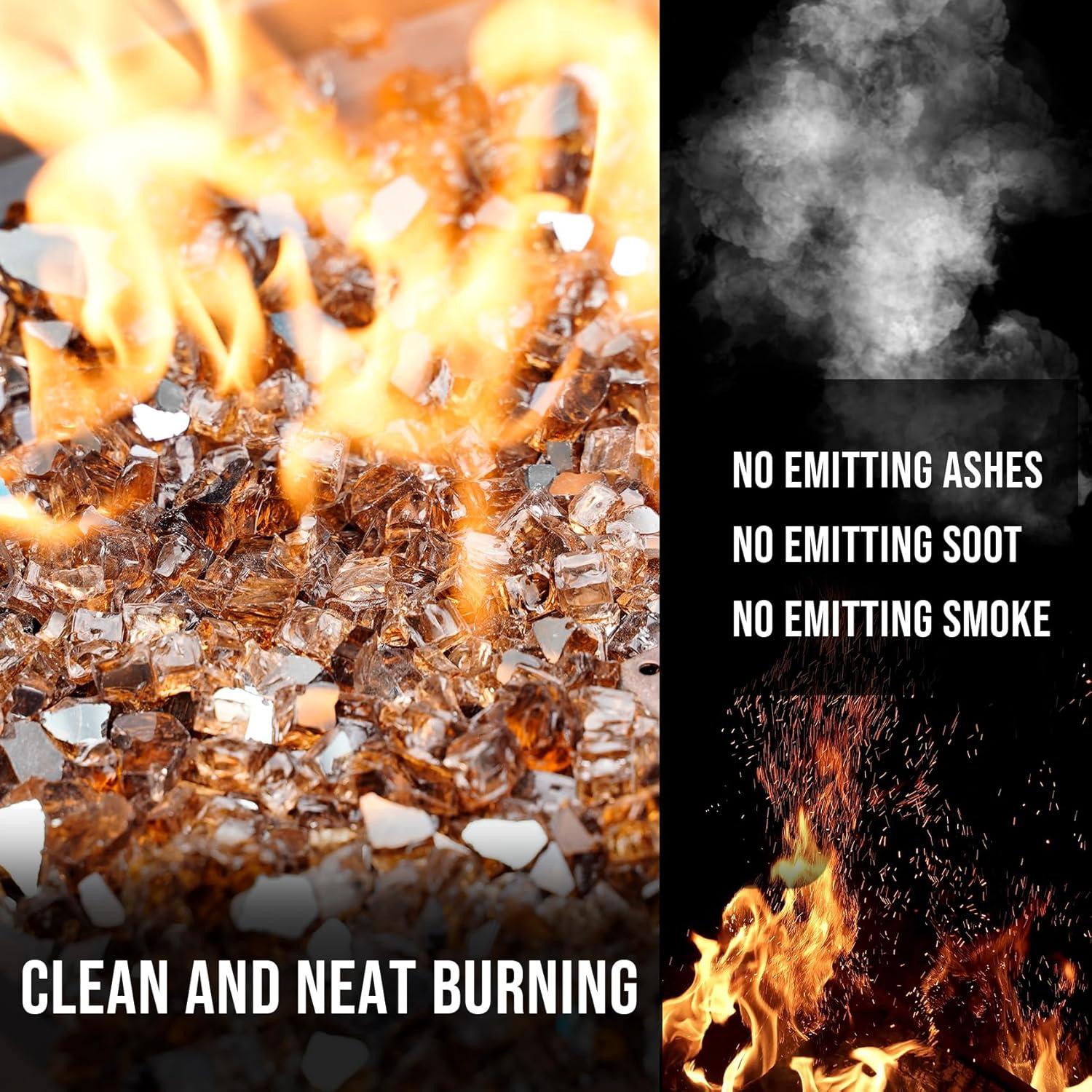 Vidrio de Fuego Cobre Reflectante Skyflame 4.56 kg 1/2"