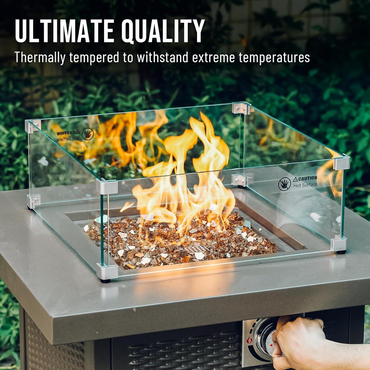 Vidrio de Fuego Cobre Reflectante Skyflame 4.56 kg 1/2"