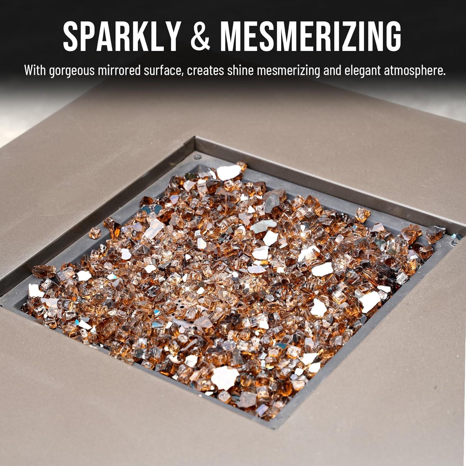 Vidrio de Fuego Cobre Reflectante Skyflame 4.56 kg 1/2"