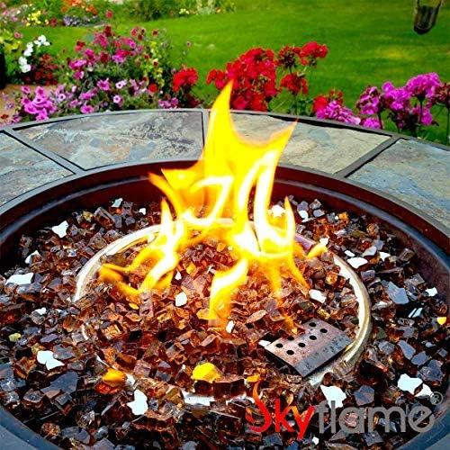 Vidrio de Fuego Cobre Reflectante Skyflame 4.56 kg 1/2"