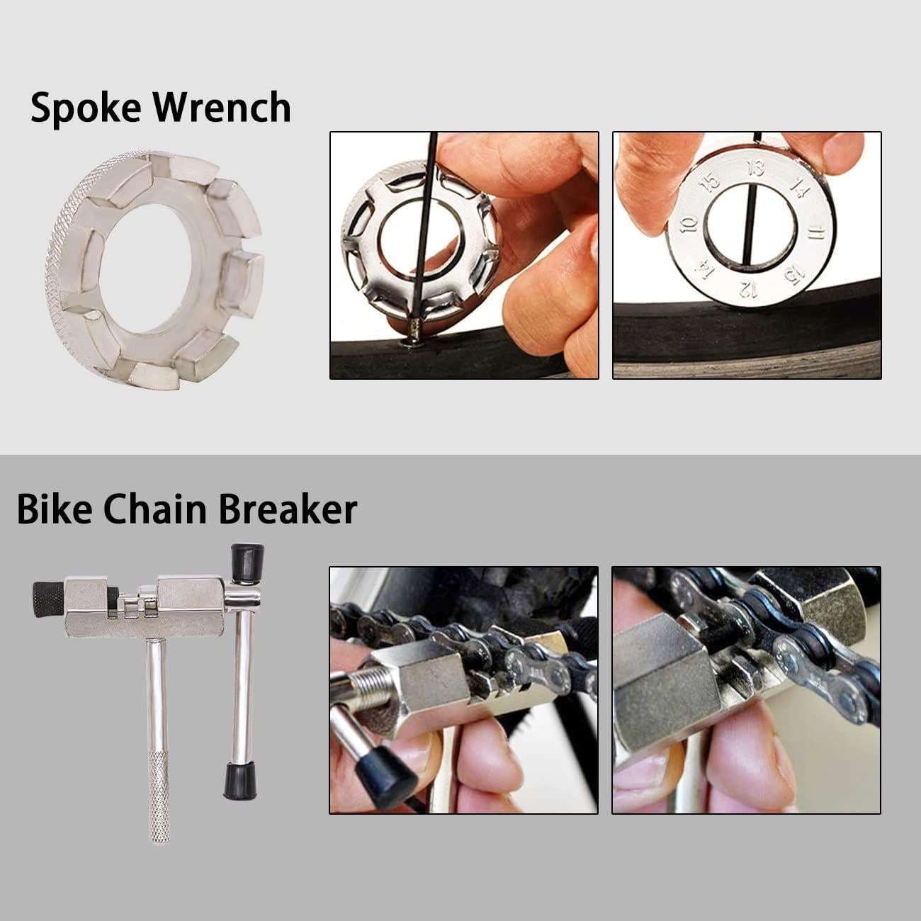 Kit de Herramientas de Reparación de Bicicleta YDIAMEJ 6 Pcs