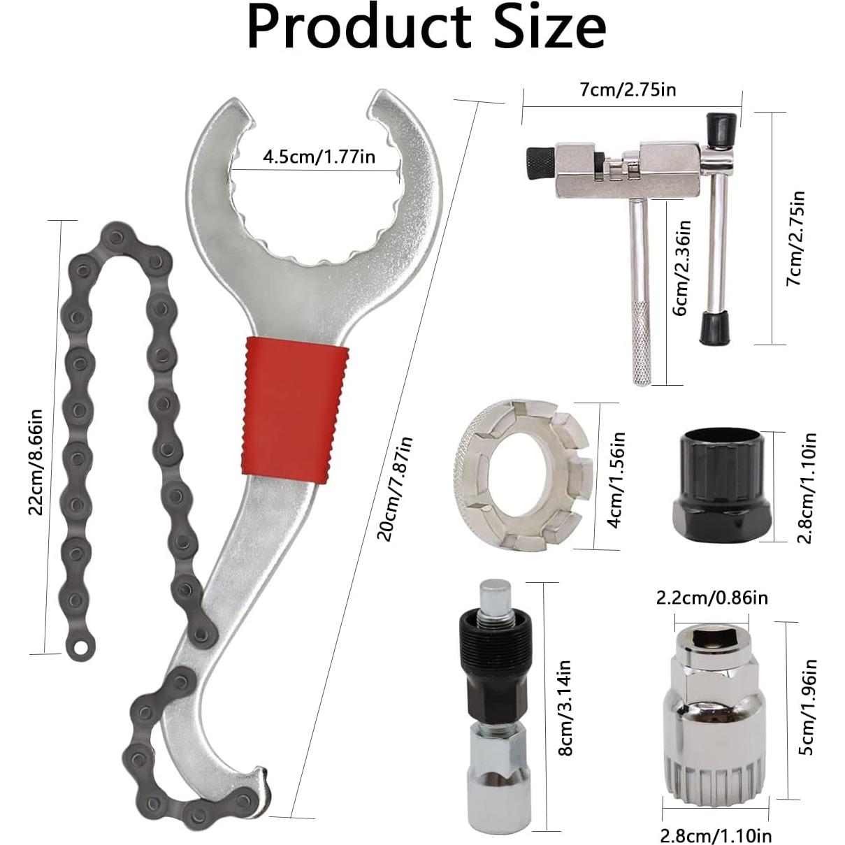 Kit de Herramientas de Reparación de Bicicleta YDIAMEJ 6 Pcs