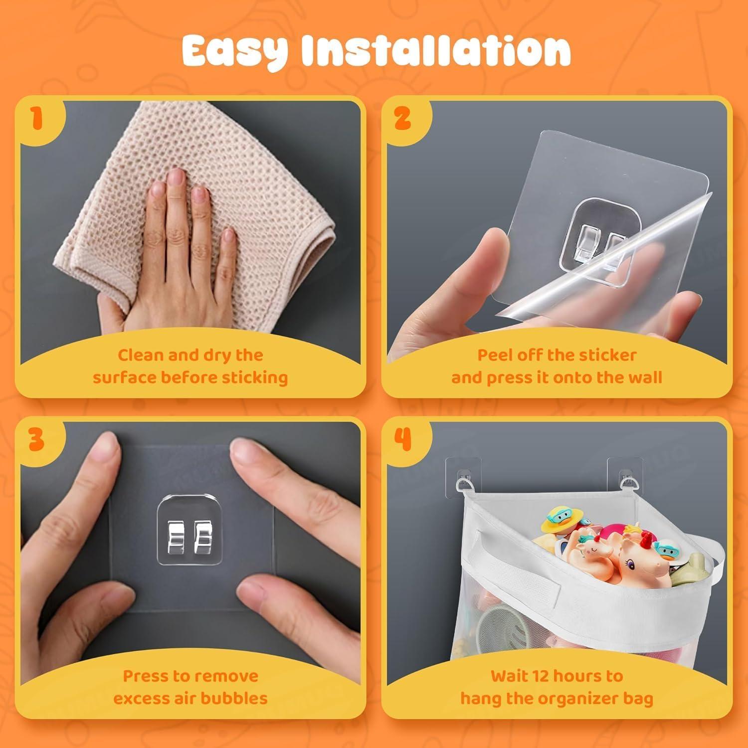 Organizador de Juguetes de Baño MUMUQ Grande 4.15 Galones