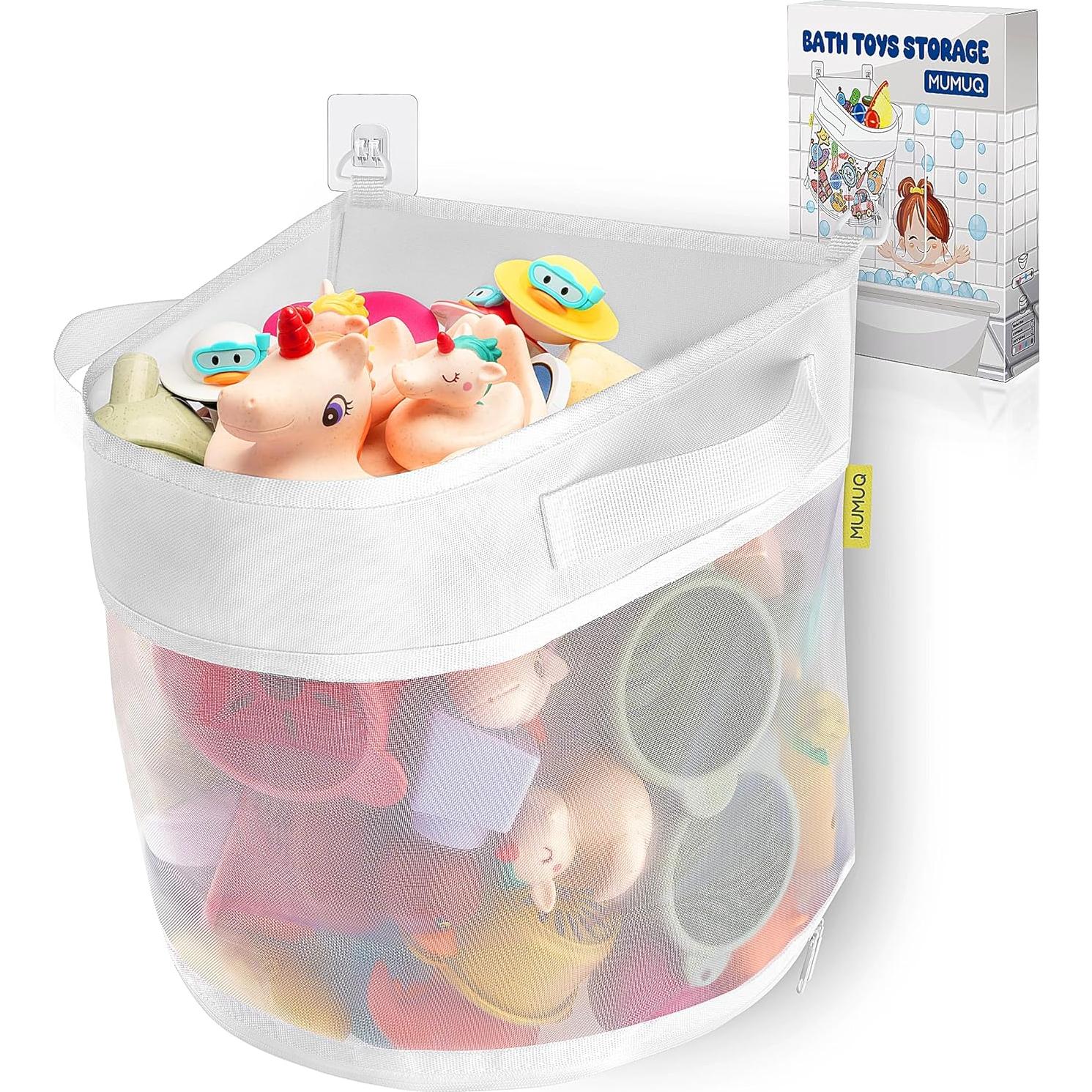 Organizador de Juguetes de Baño MUMUQ Grande 4.15 Galones