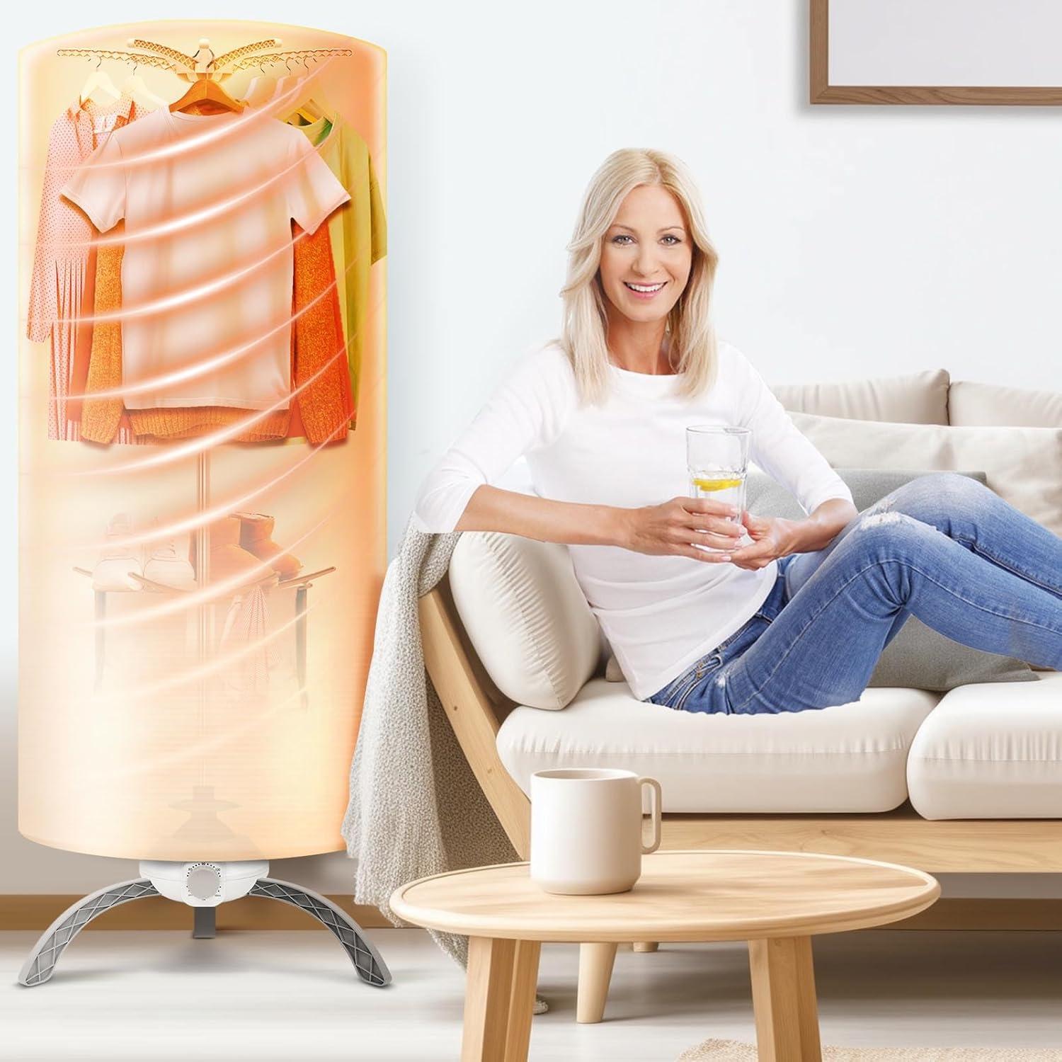 Secadora de Ropa Portátil Rolitwils GR992 900W Compacta