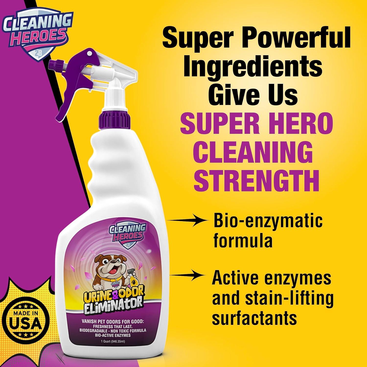 Limpiador Enzimático para Alfombras Cleaning Heroes 946ml