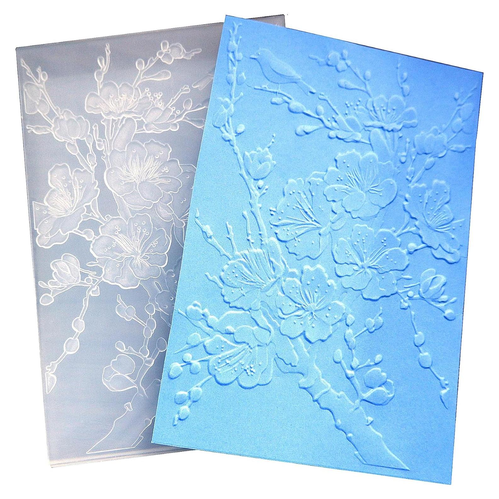 Carpeta de Embossing Arbuya Flores de Cerezo 11.5x16.2 cm