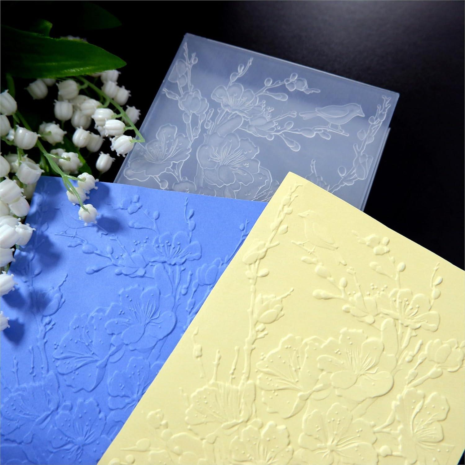 Carpeta de Embossing Arbuya Flores de Cerezo 11.5x16.2 cm