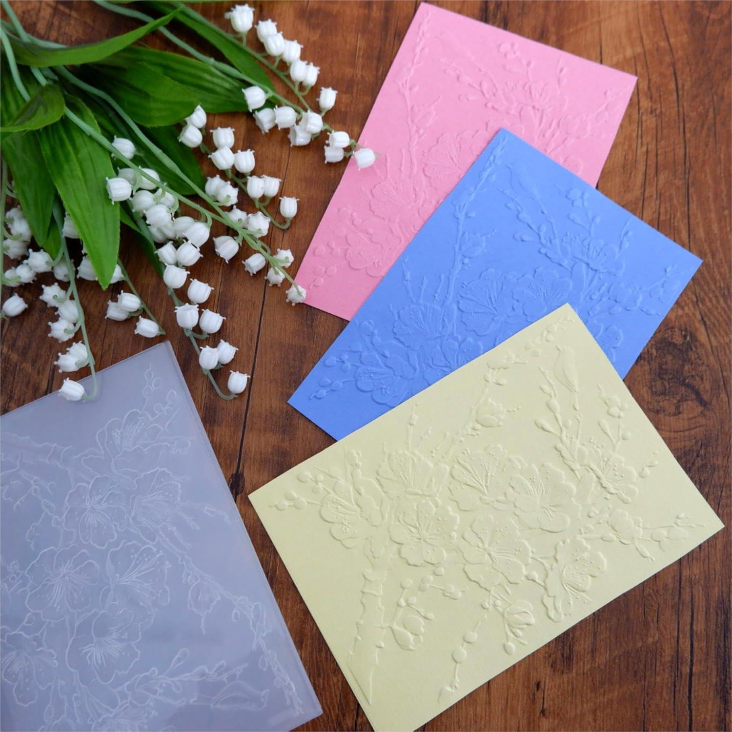 Carpeta de Embossing Arbuya Flores de Cerezo 11.5x16.2 cm