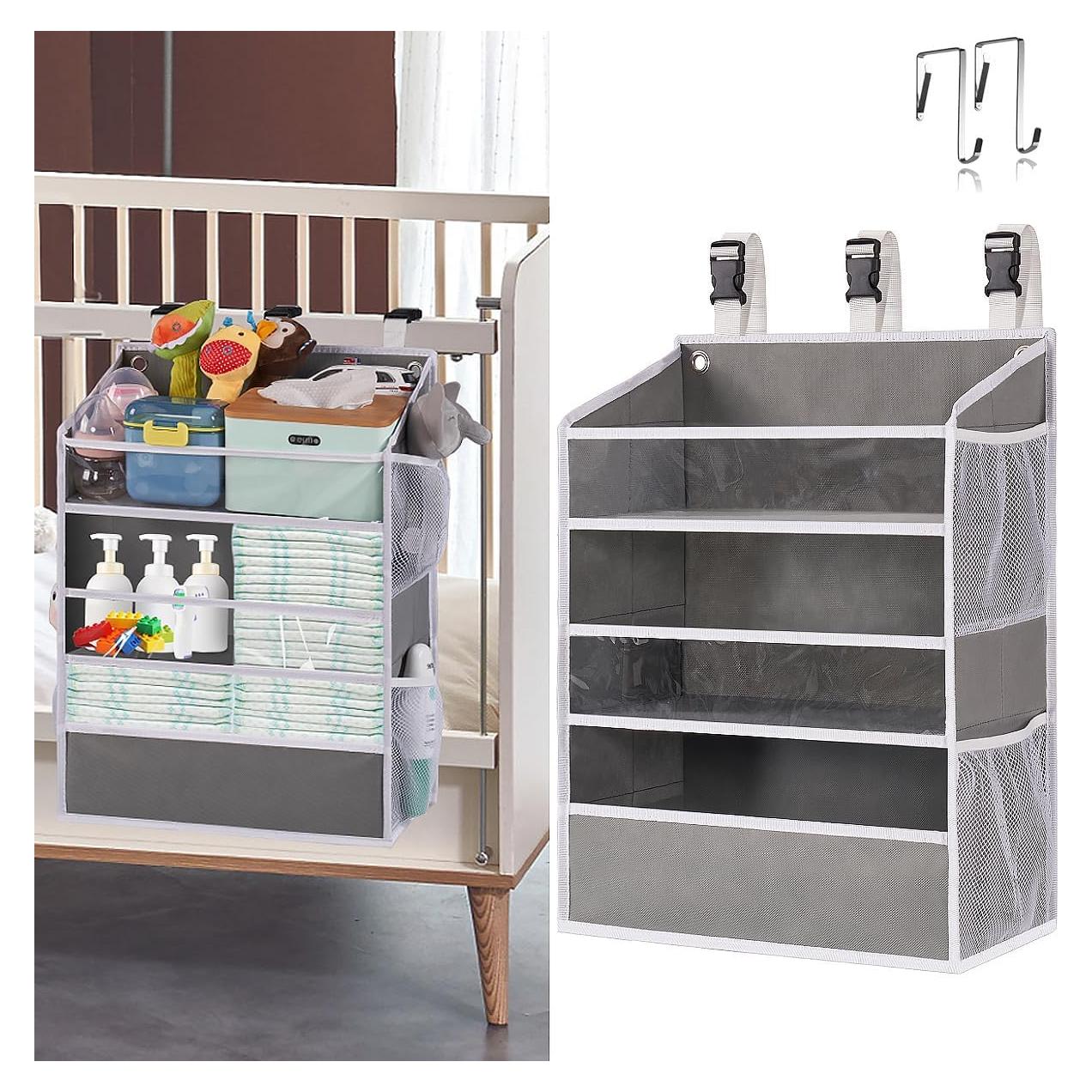 Organizador de Pañales Colgante WishJazz XL - Capacidad 90+ Pañales