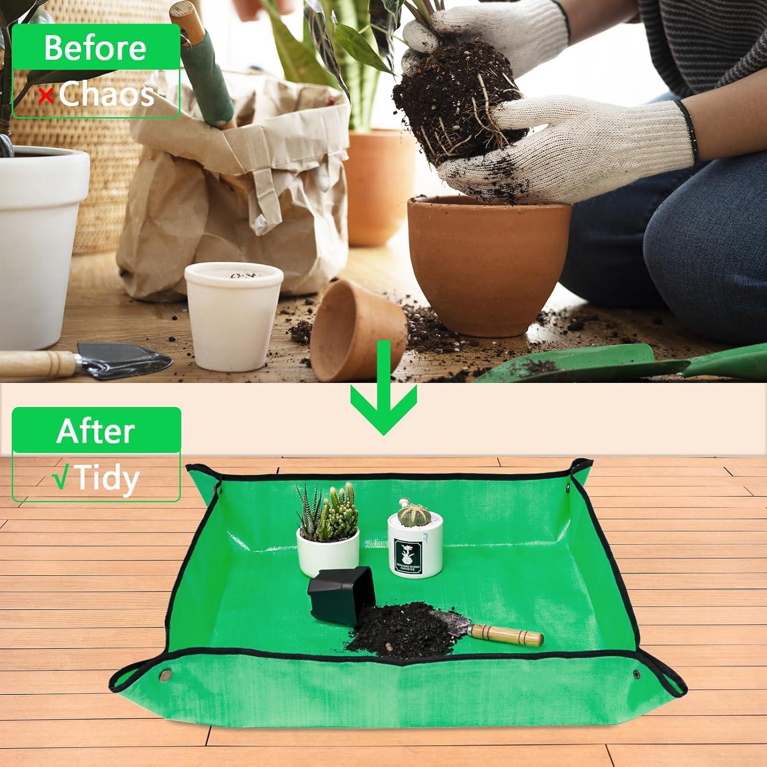 Manta de Replantado VinYankee 68x68cm Impermeable Verde