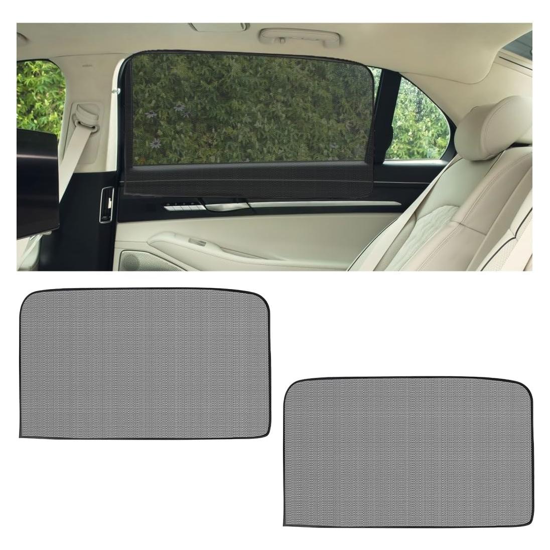 Cortina Magnética para Ventana de Auto SHMZK 2 Piezas