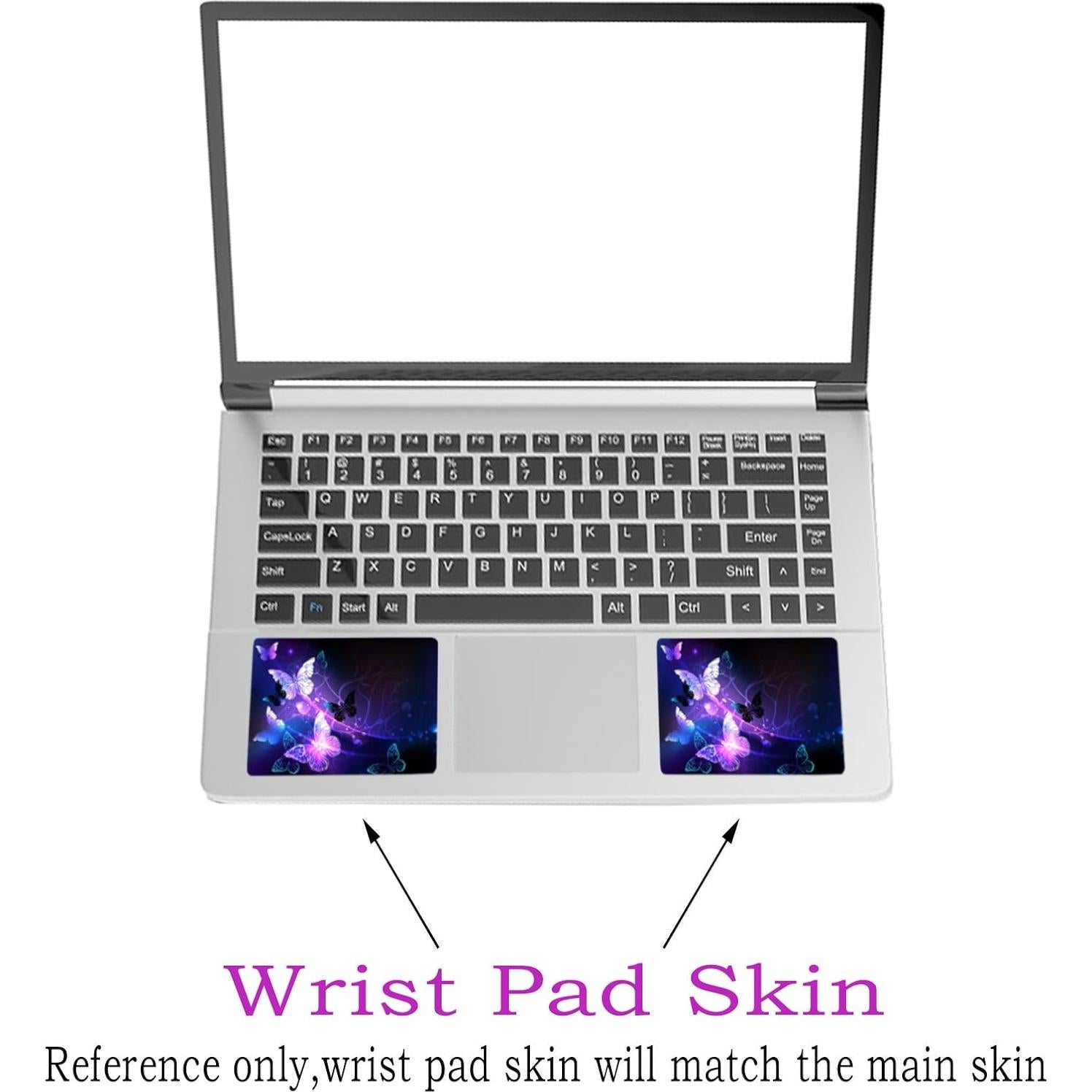 Calcomanía de Piel para Laptop 15.6" ToLuLu Arte de Mariposa