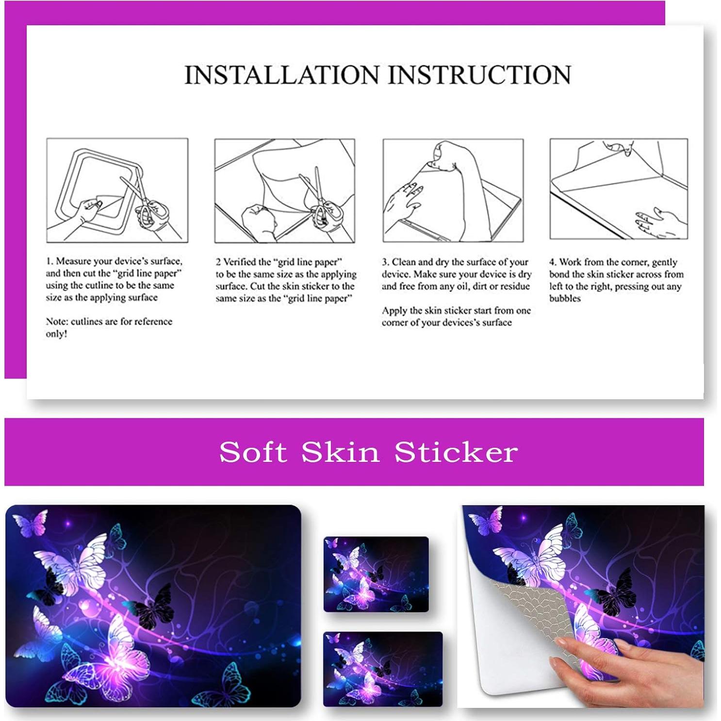 Calcomanía de Piel para Laptop 15.6" ToLuLu Arte de Mariposa