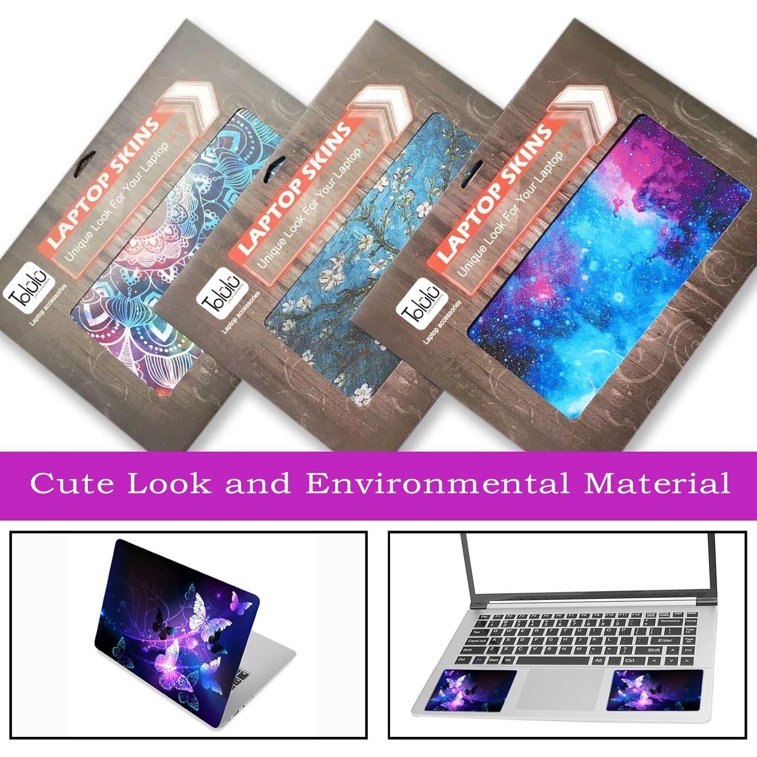 Calcomanía de Piel para Laptop 15.6" ToLuLu Arte de Mariposa