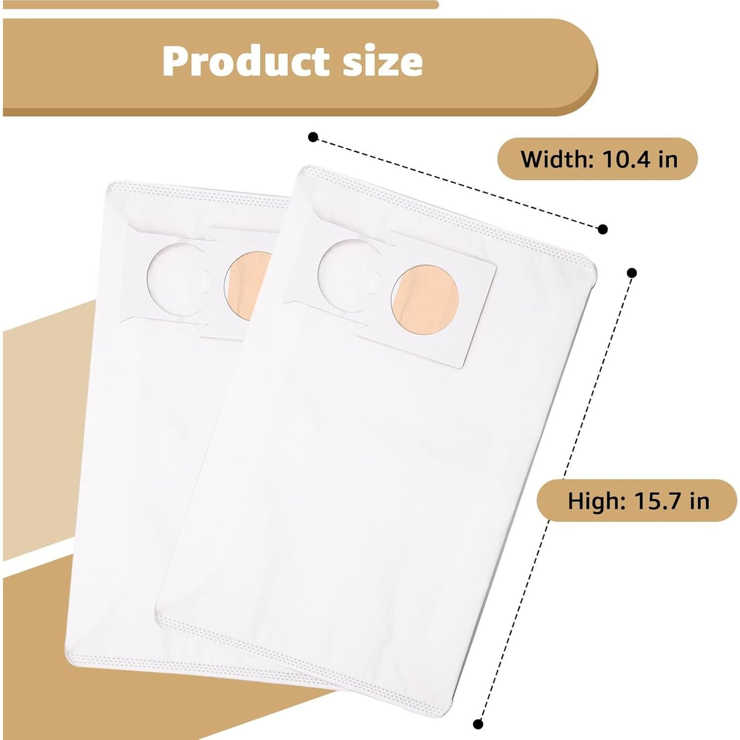 Bolsas de Filtro de Reemplazo Lakapre 191C26-2 - Paquete de 5