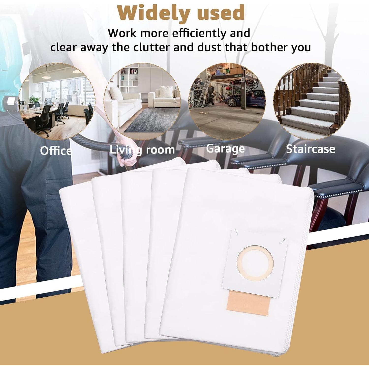 Bolsas de Filtro de Reemplazo Lakapre 191C26-2 - Paquete de 5