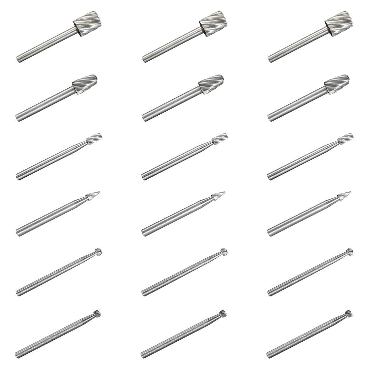 Juego de 30 brocas rotativas de tungsteno EAEDMY 3 mm para bricolaje