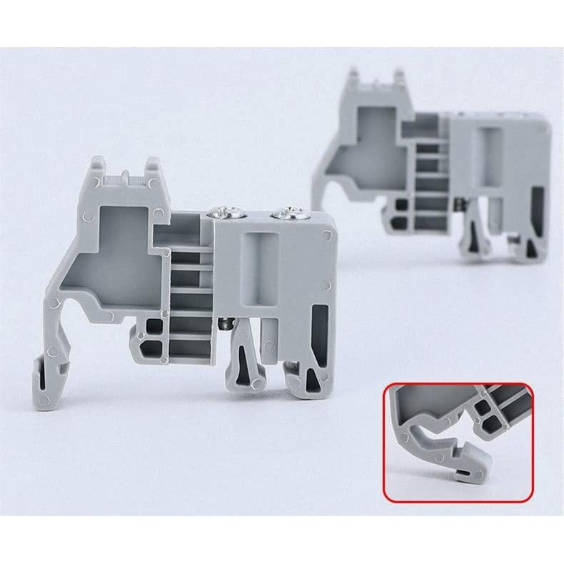 Soporte de Fusible Fielect E/UK 10 Pcs para Riel DIN 35mm