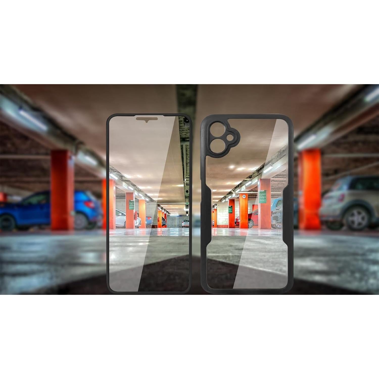 Funda Transparente CCSmall para Samsung Galaxy A05 con Protector