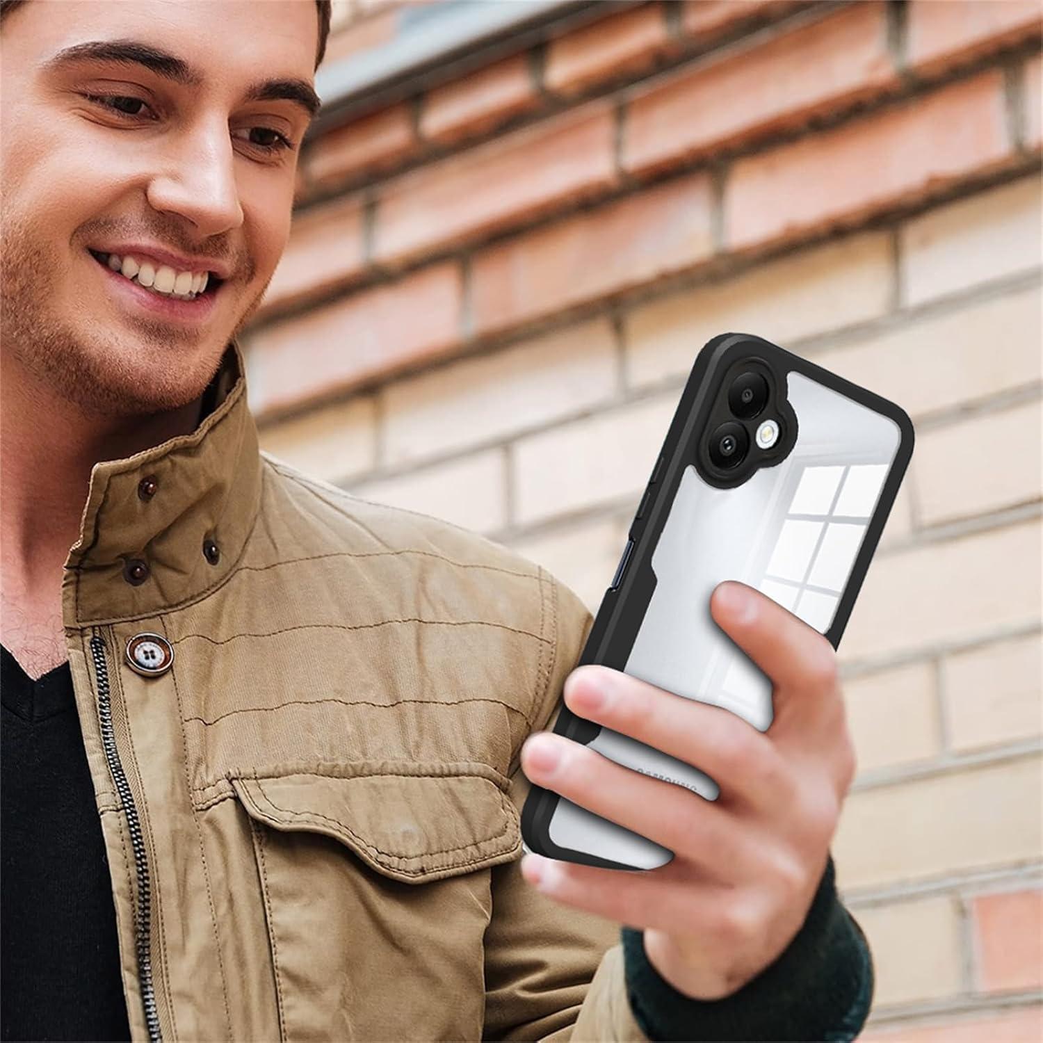 Funda Transparente CCSmall para Samsung Galaxy A05 con Protector