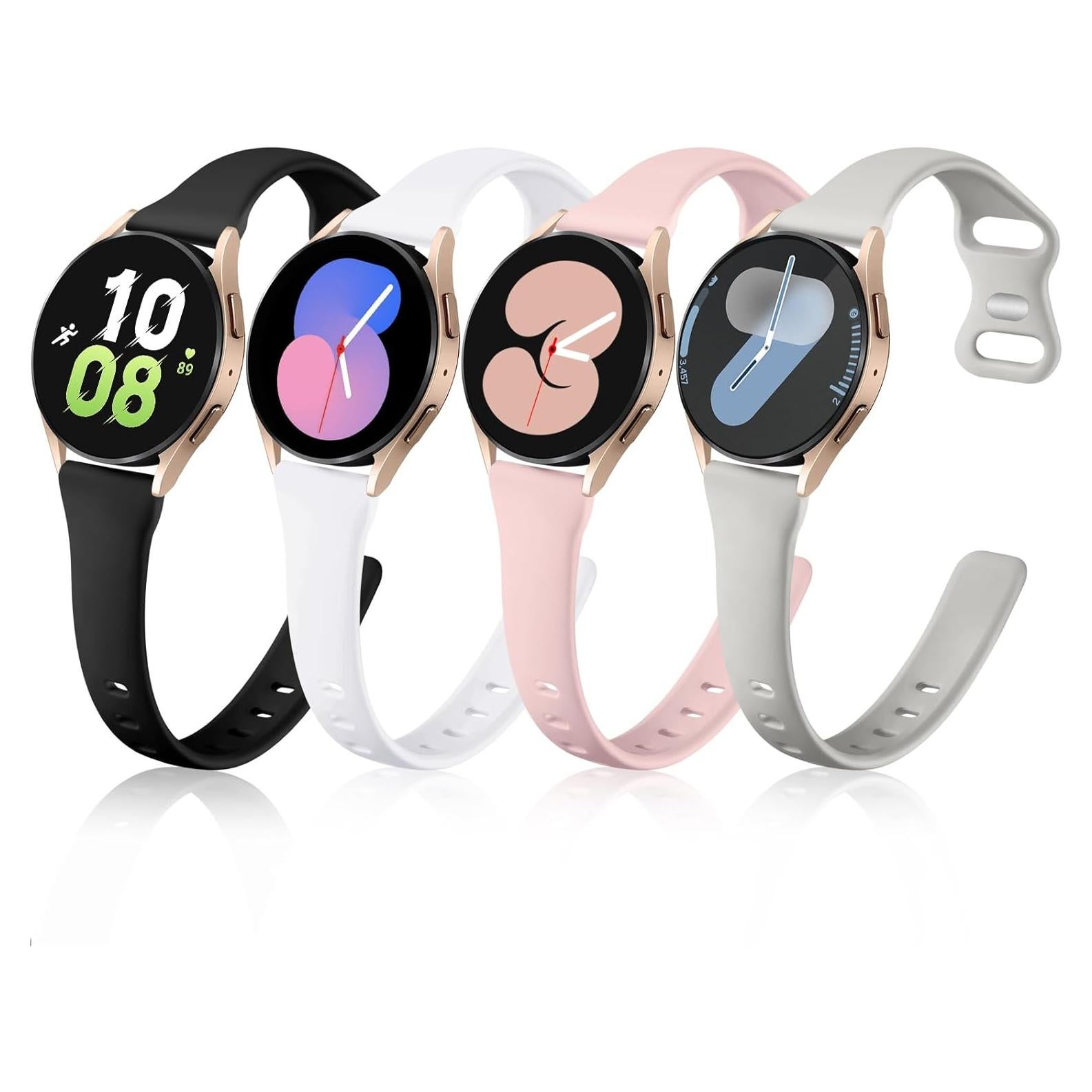 Banda de Silicona GEAK para Galaxy Watch 4 5 6 7 20mm