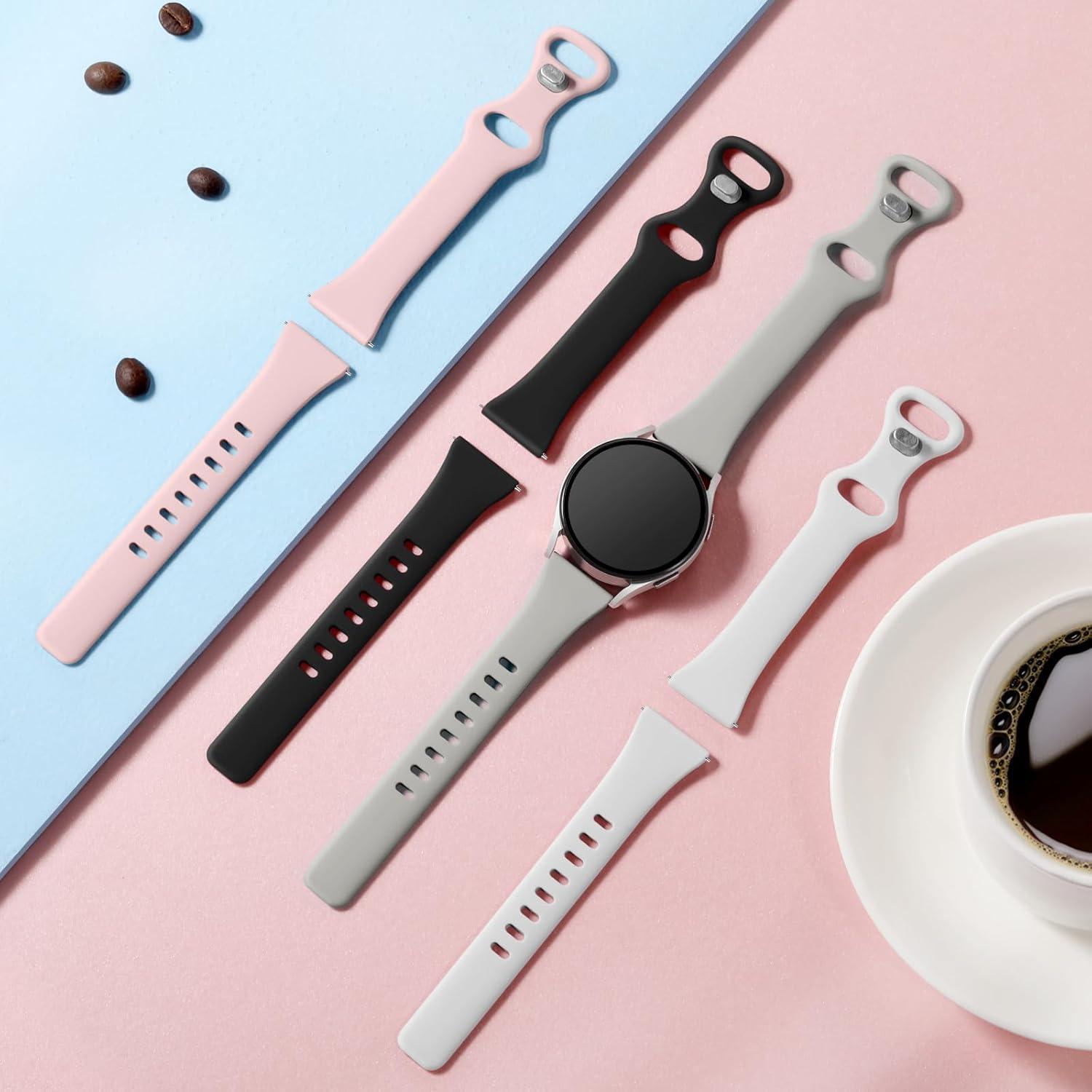 Banda de Silicona GEAK para Galaxy Watch 4 5 6 7 20mm