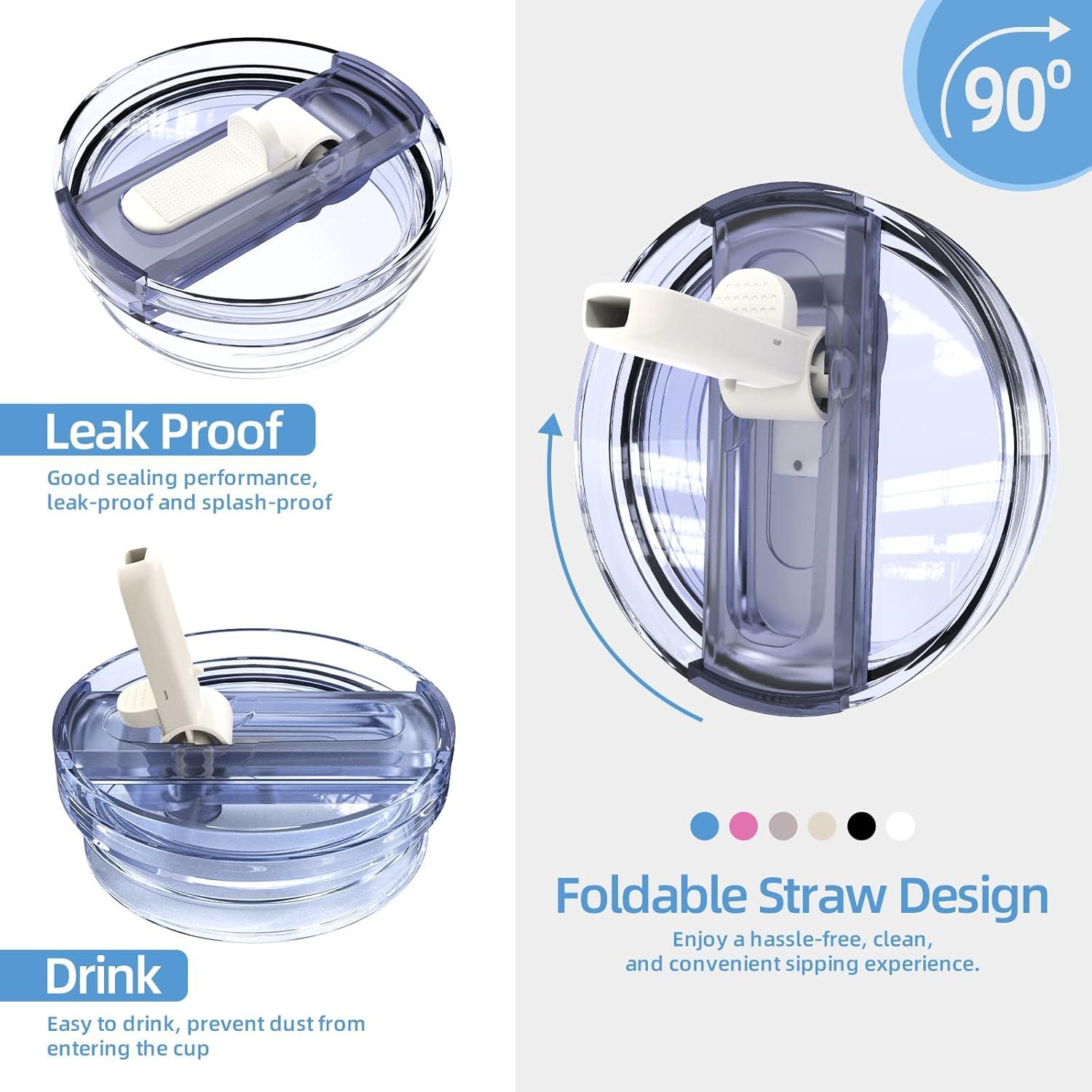 Tapa Repuesto a Prueba de Derrames QIONG para Taza 30oz Rosa