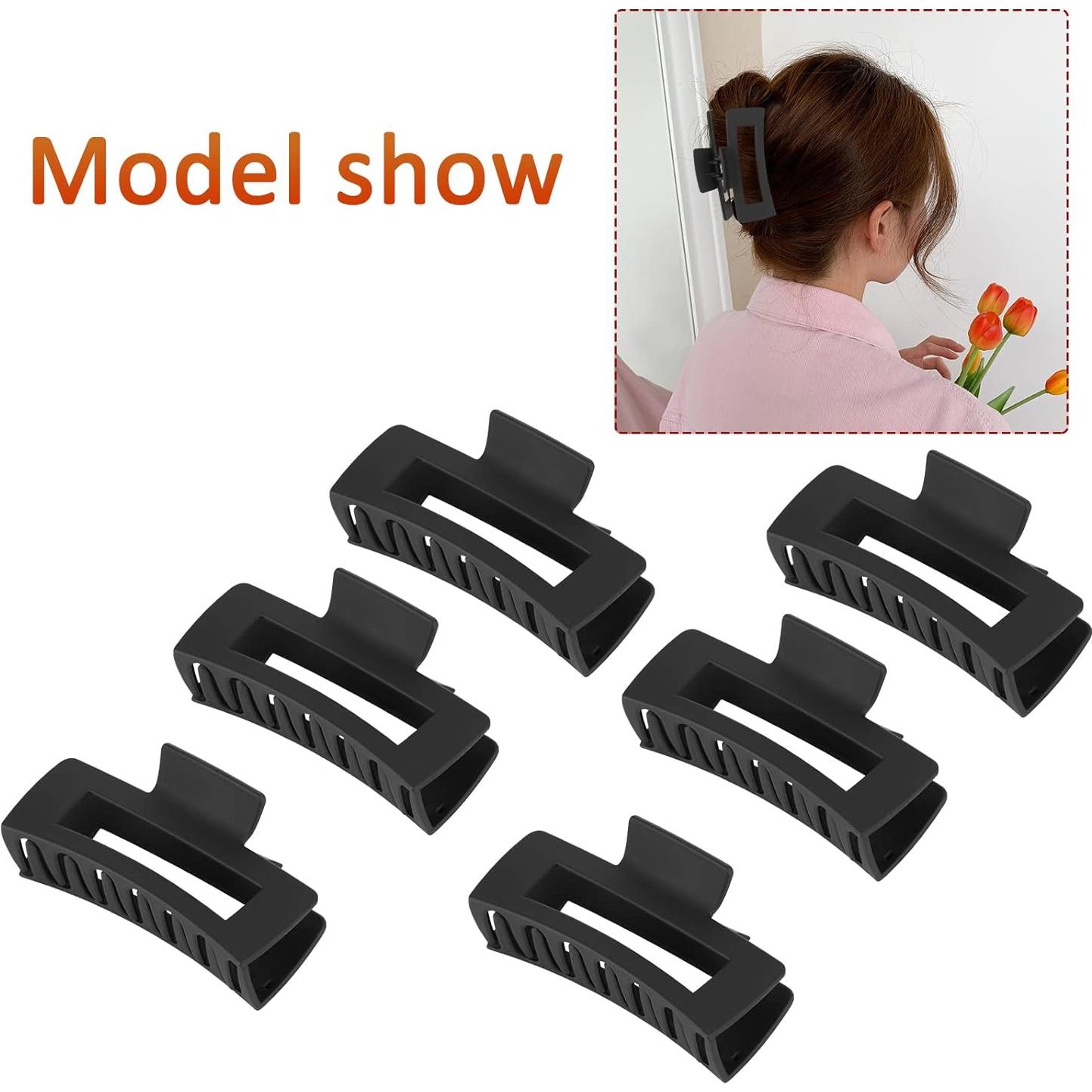 Juego de Clips para el Cabello YWMHTB - 12 Piezas Negros