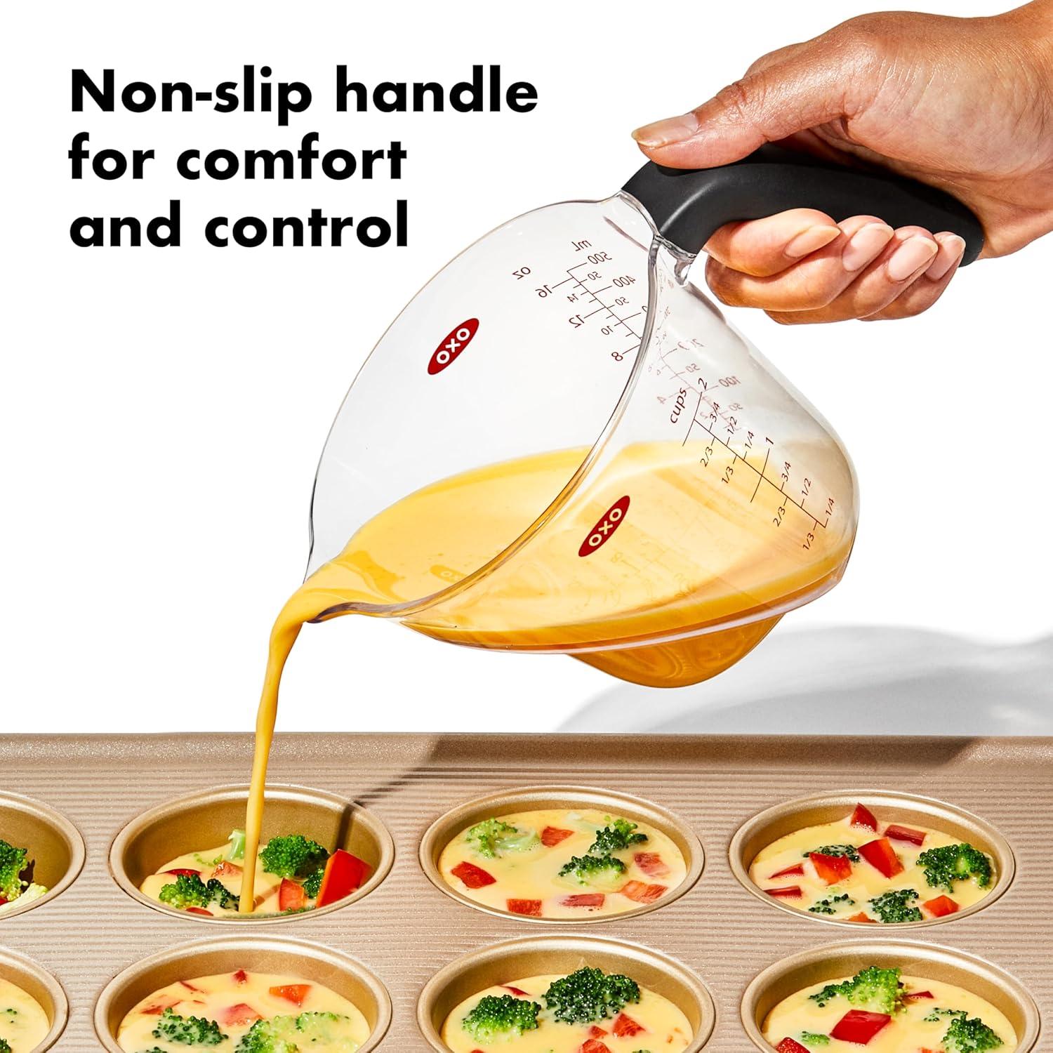 Taza Medidora Angulada OXO 1 Taza 236.6 ml Transparente