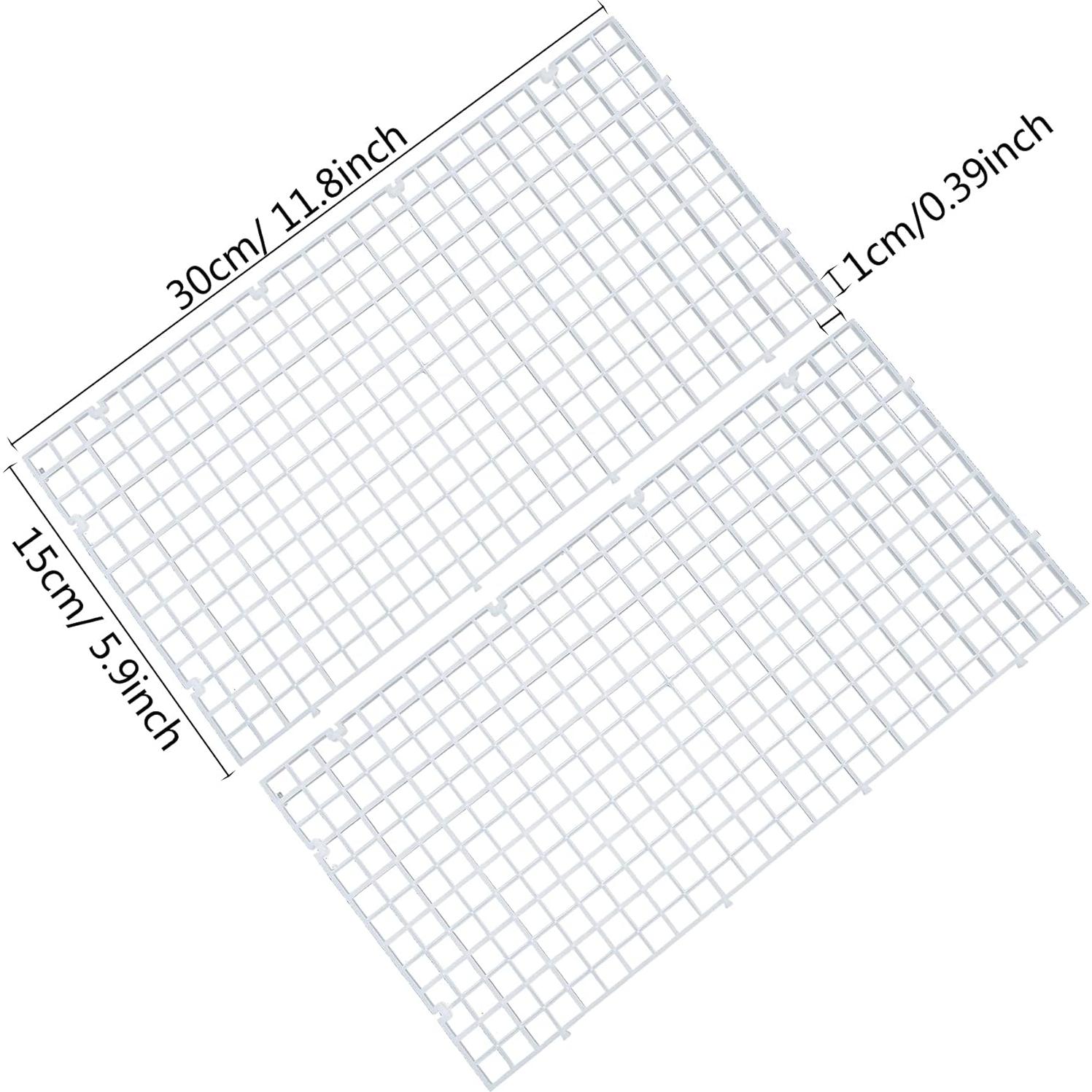 Divisores de Rejilla para Acuario ALEGI - 2 Pcs S, 30x15 cm