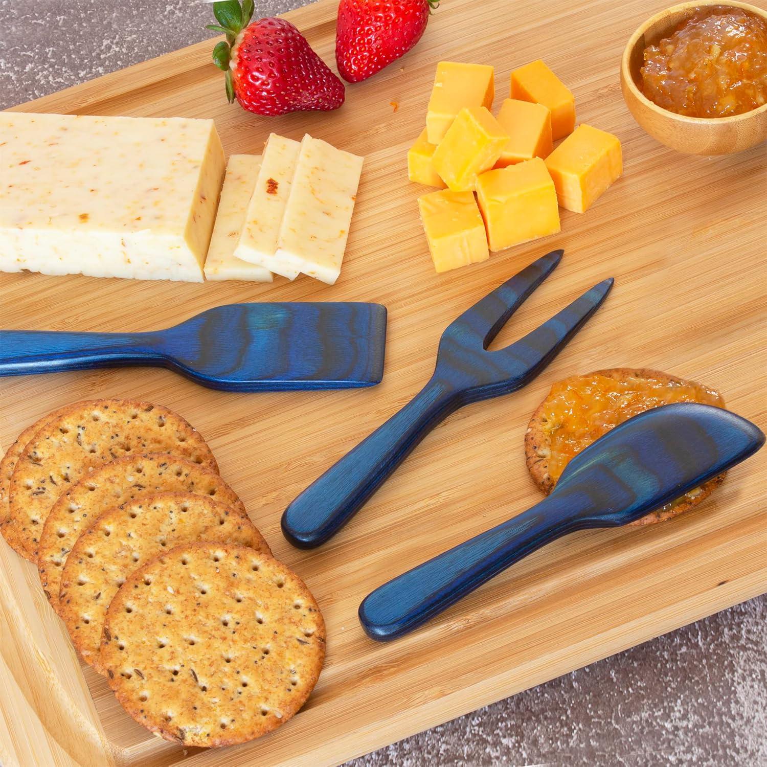 Set de 3 Cuchillos para Queso Totally Bamboo Malta 15.24 cm