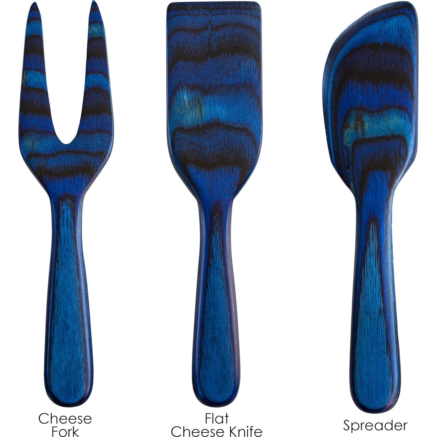 Set de 3 Cuchillos para Queso Totally Bamboo Malta 15.24 cm