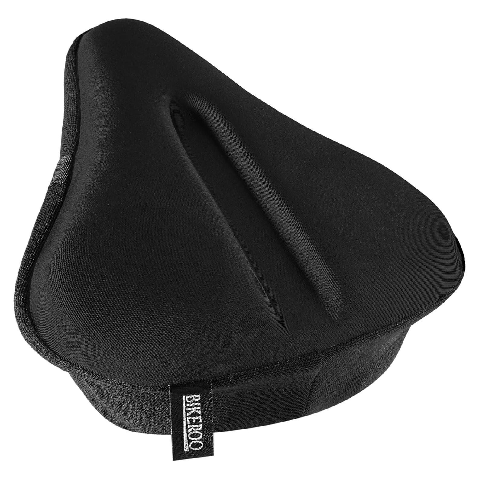 Cojín de Asiento de Bicicleta Bikeroo Gel Grande - Comodidad para Ciclismo