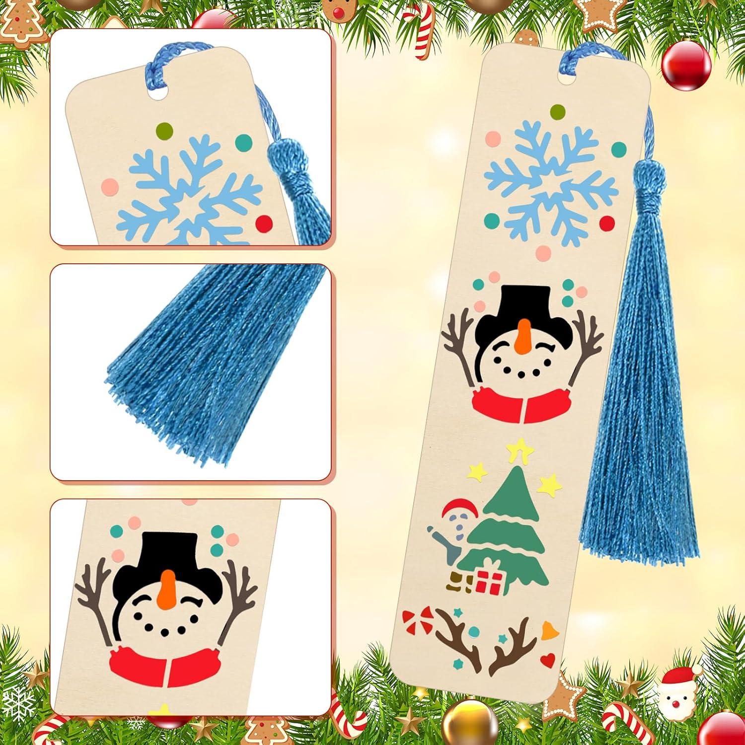 Kit de Marcadores de Madera TaoBary 92 Pcs Navidad DIY