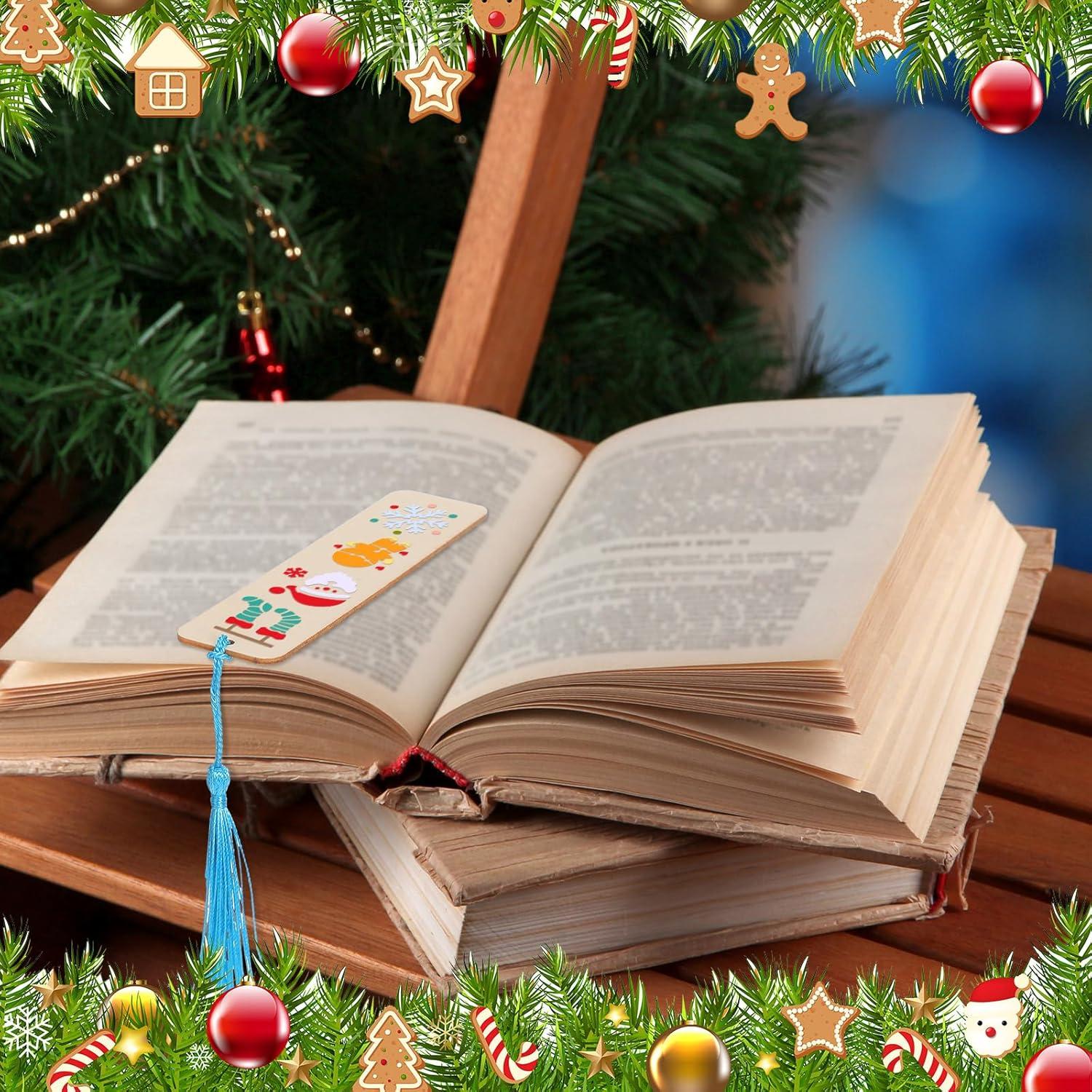 Kit de Marcadores de Madera TaoBary 92 Pcs Navidad DIY