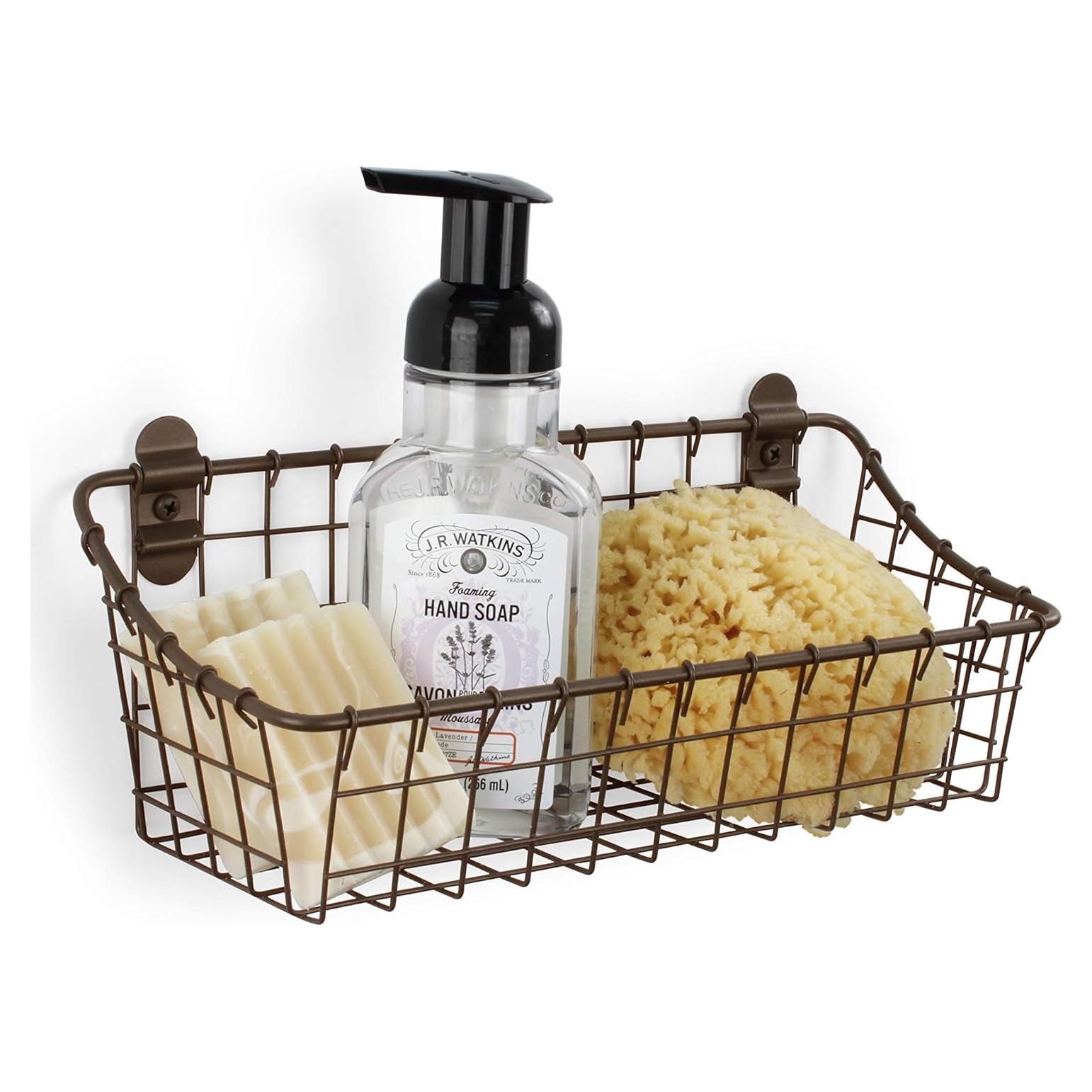 Canasta de Almacenamiento Vintage Spectrum Montada en Pared 11.4x28.6cm