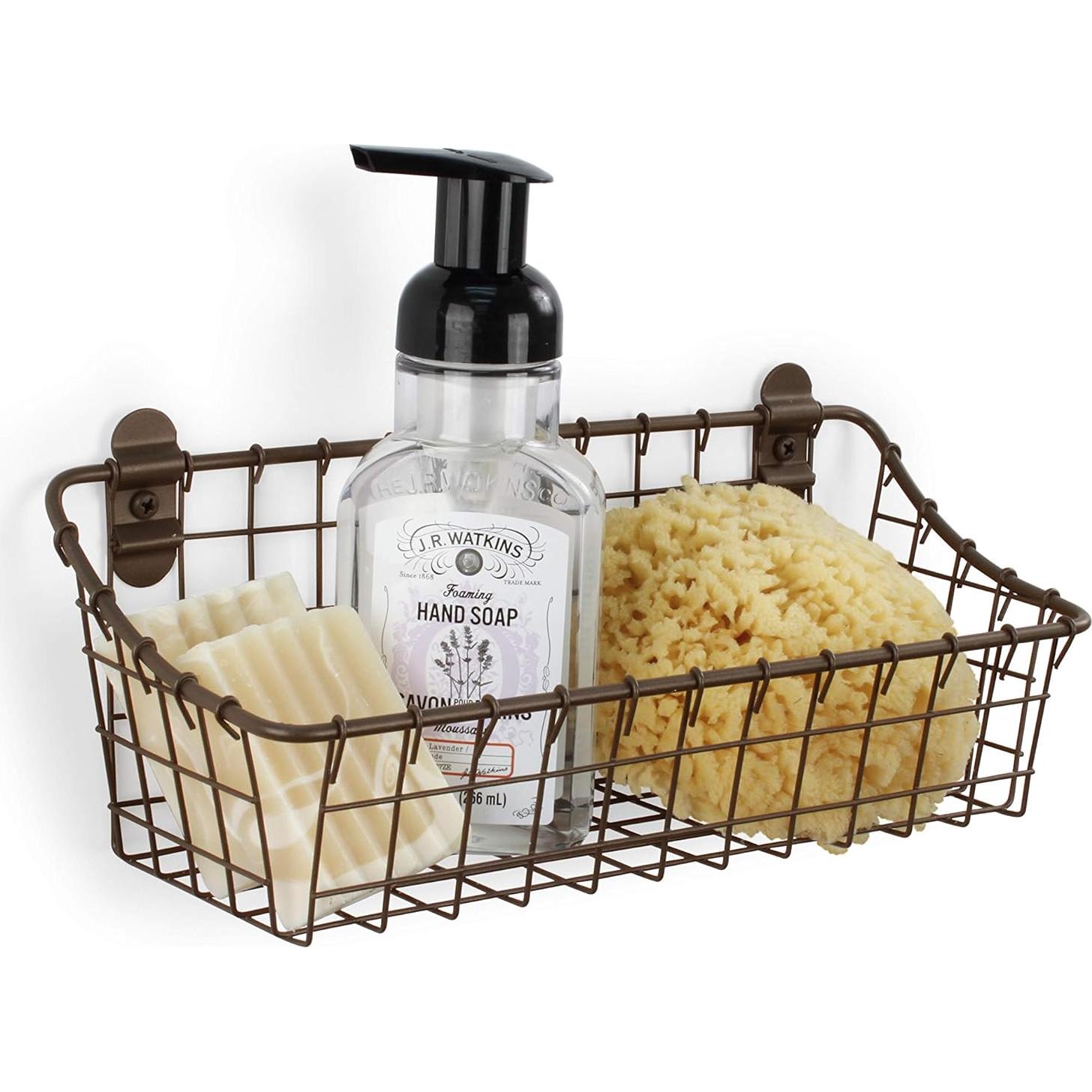 Canasta de Almacenamiento Vintage Spectrum Montada en Pared 11.4x28.6cm