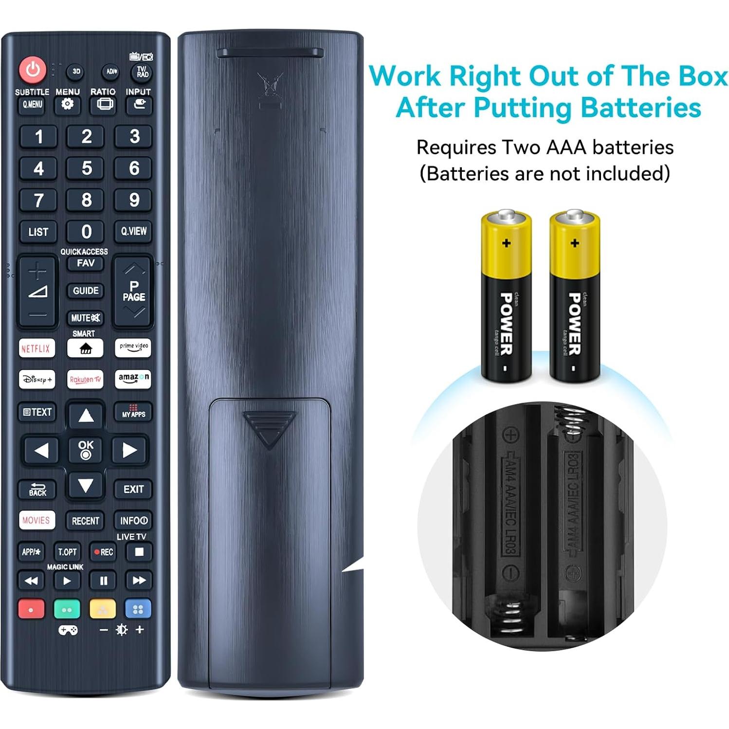 Control Remoto Universal LG LED HDTV RM-L5308S Compatible