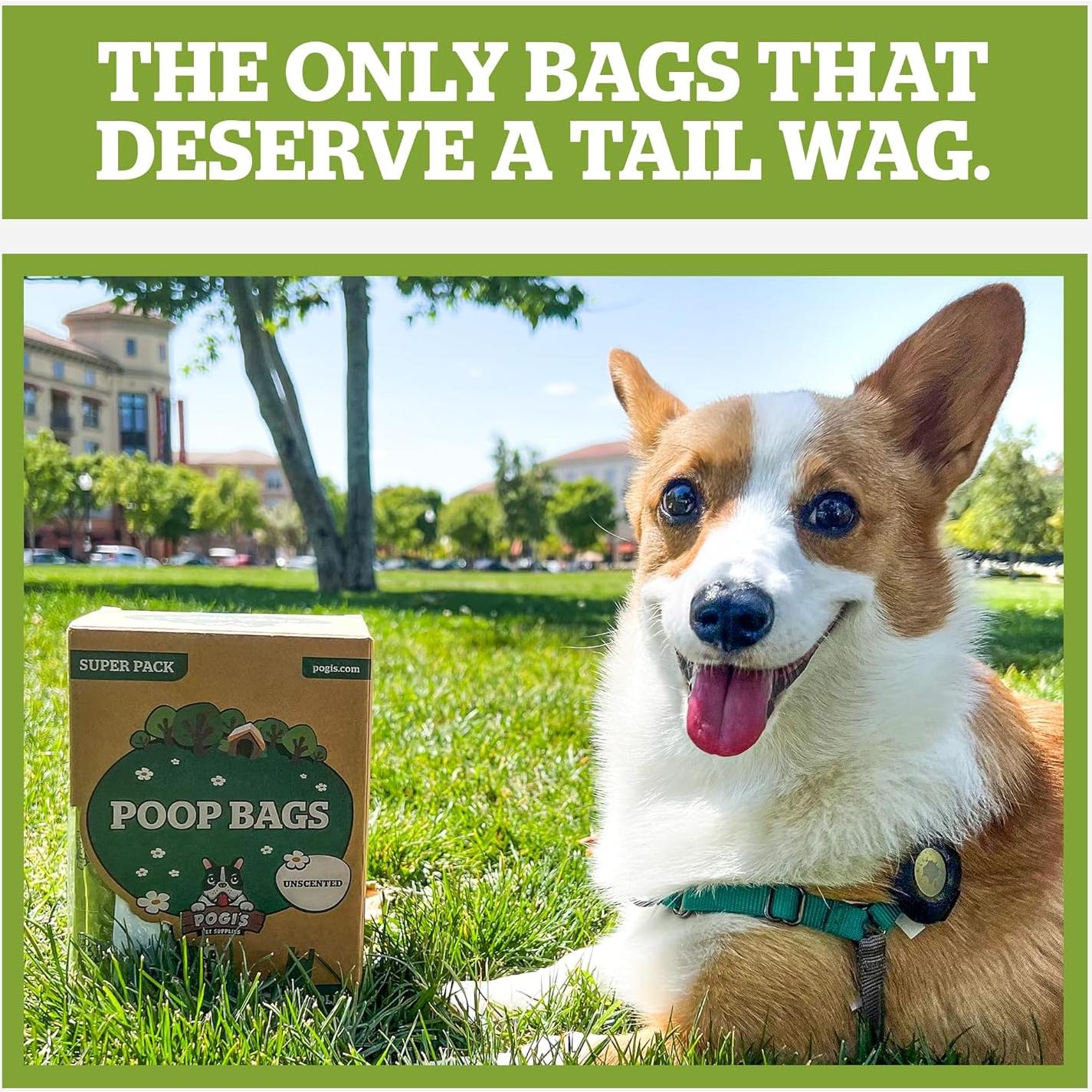 Bolsas de Poop para Perros Pogi - Extra Gruesas 300 Unidades