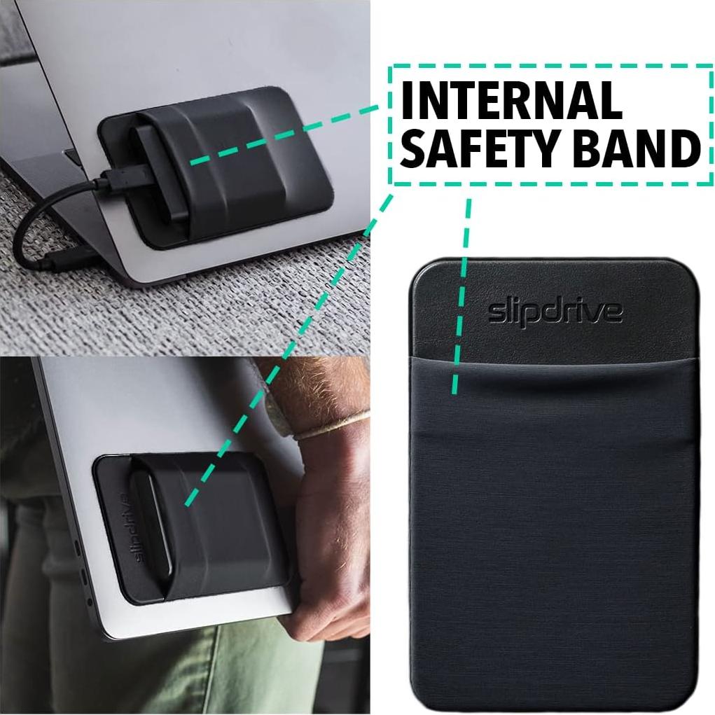 Funda Portátil para Disco Duro SSD Slipdrive - Negra - Compacta