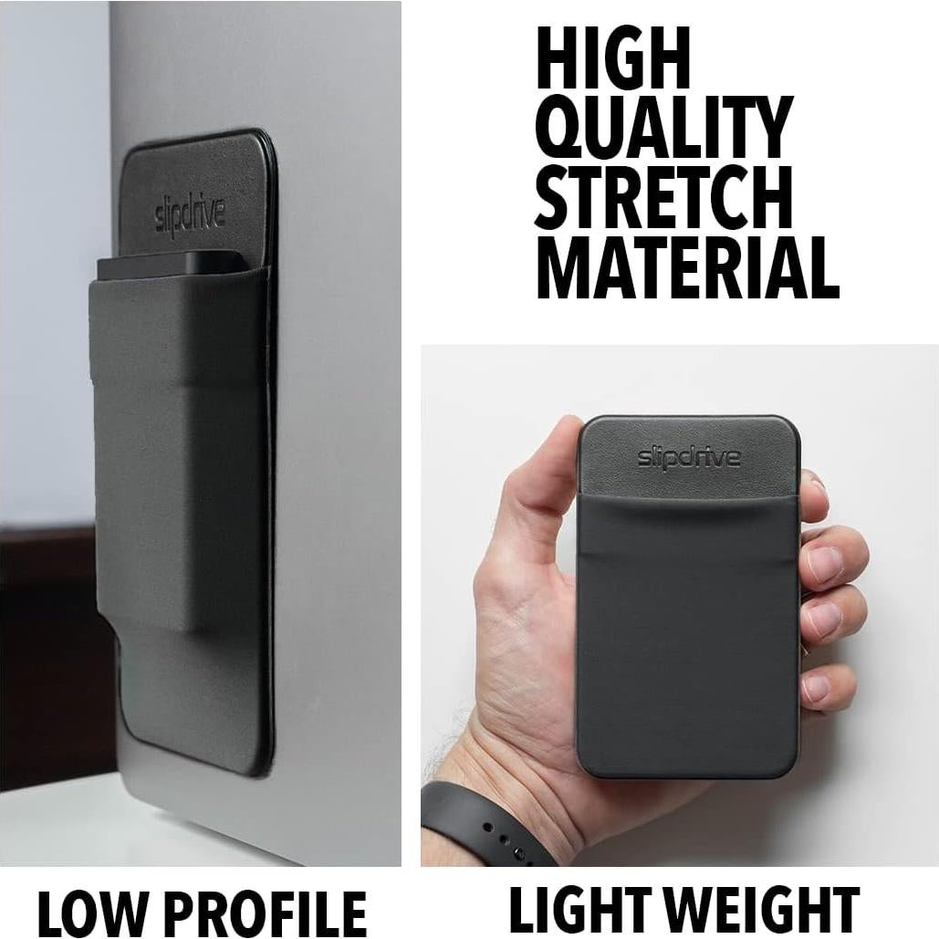 Funda Portátil para Disco Duro SSD Slipdrive - Negra - Compacta