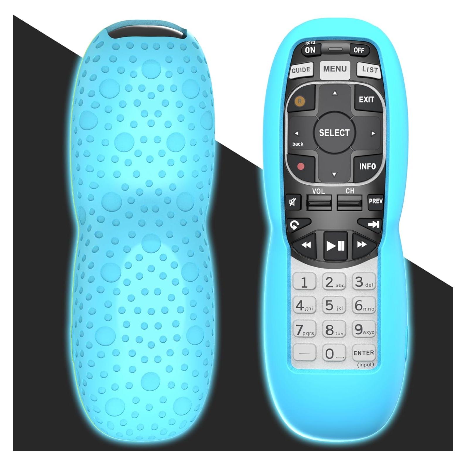 Funda de Silicona Azul Brillante para Control Remoto DirecTV RC73