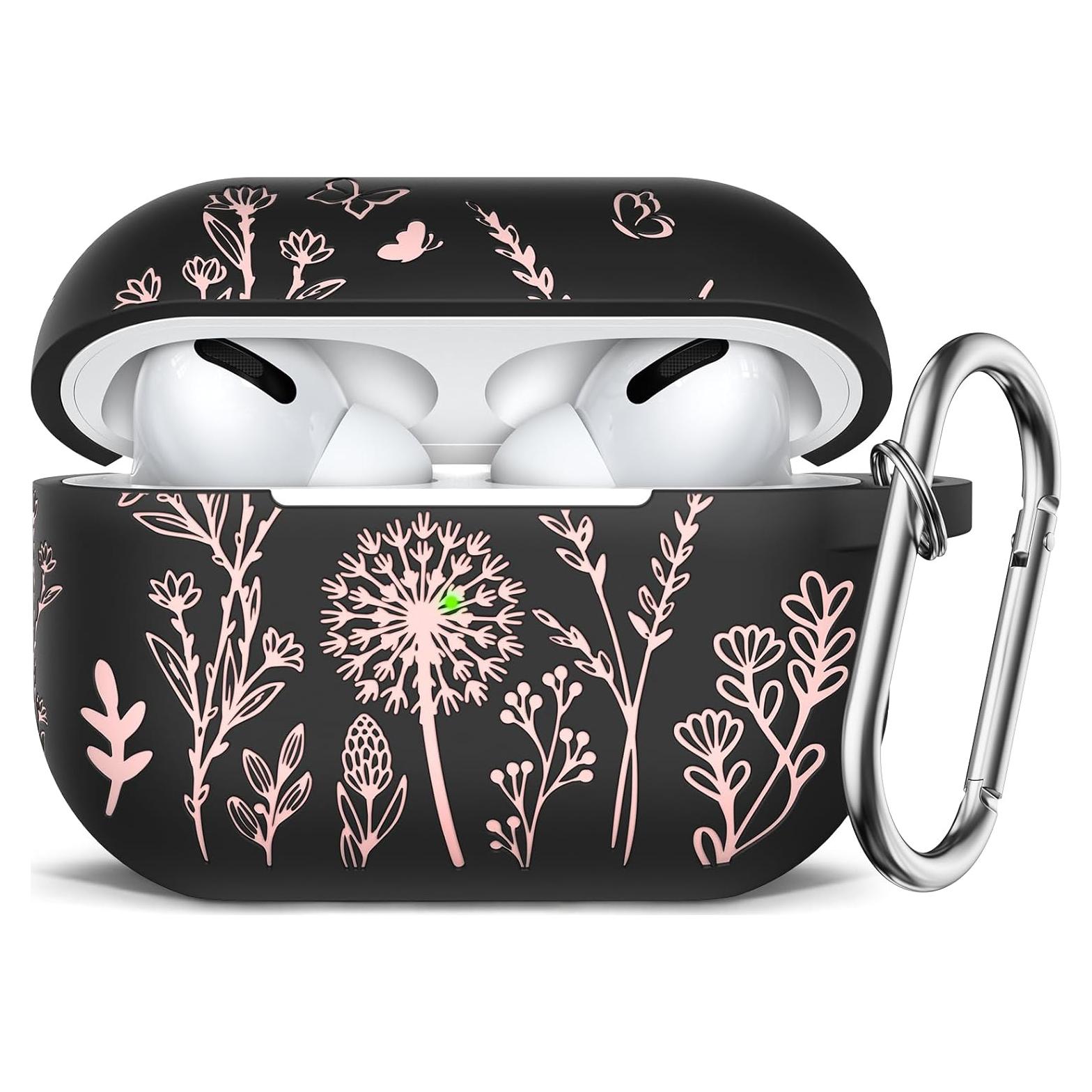 Funda Silicona Minyee para AirPods Pro 1ra/2da Gen Floral