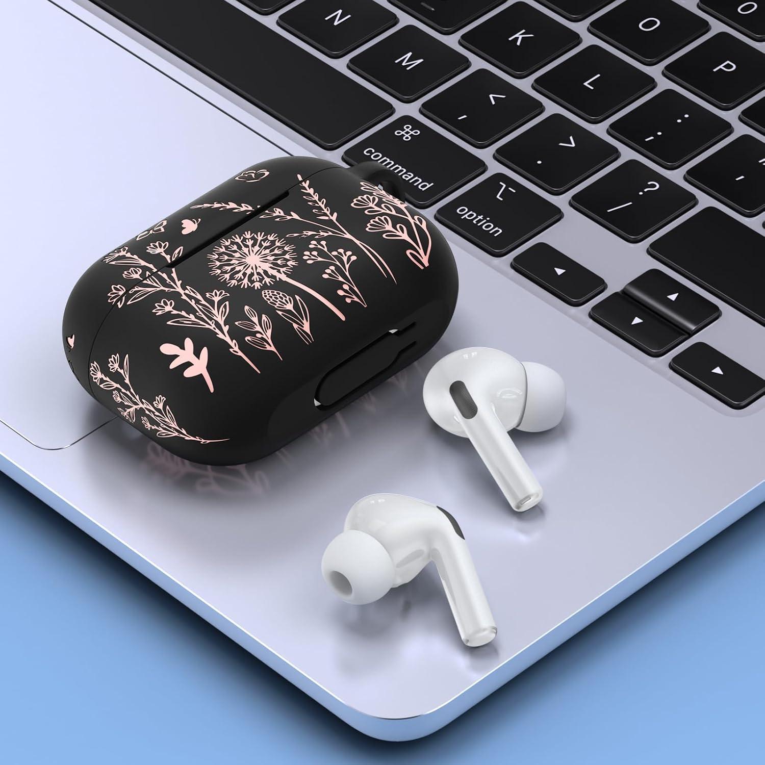 Funda Silicona Minyee para AirPods Pro 1ra/2da Gen Floral